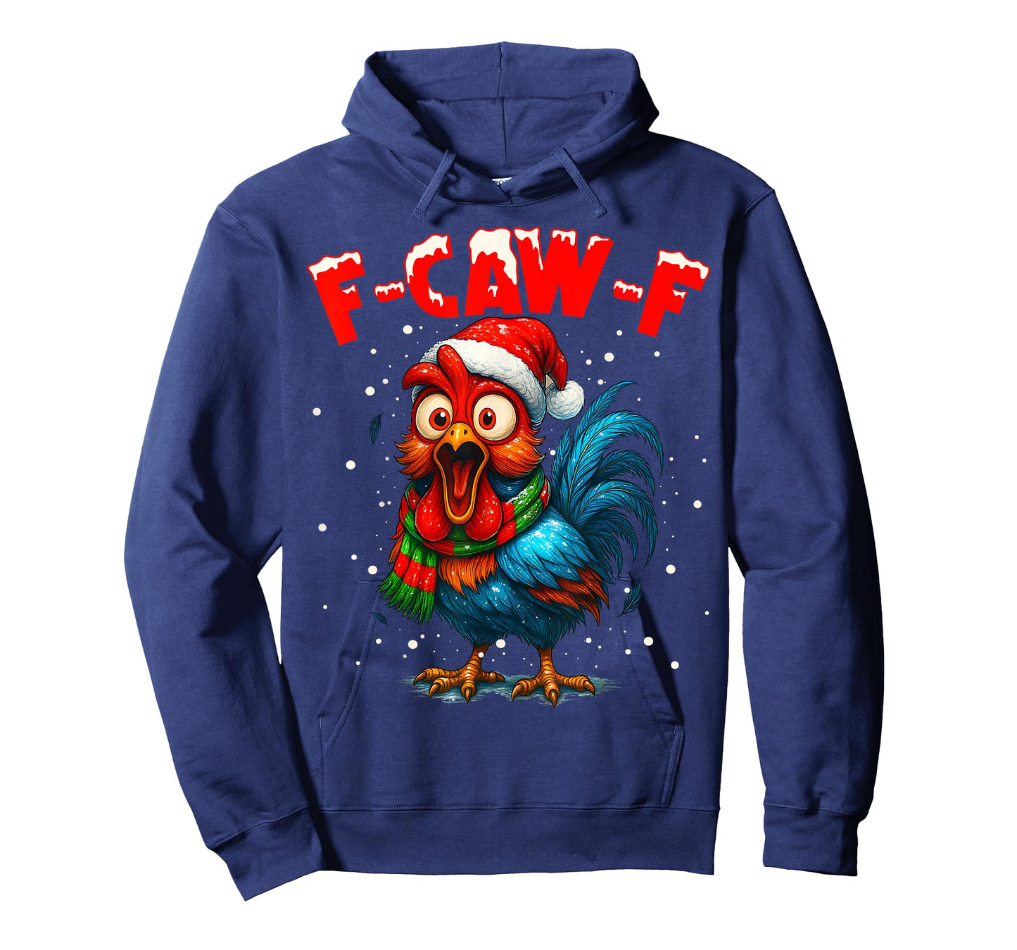 F Caw F Rooster Christmas Fcawf Chicken Whisperer Fawk Off T-Shirt