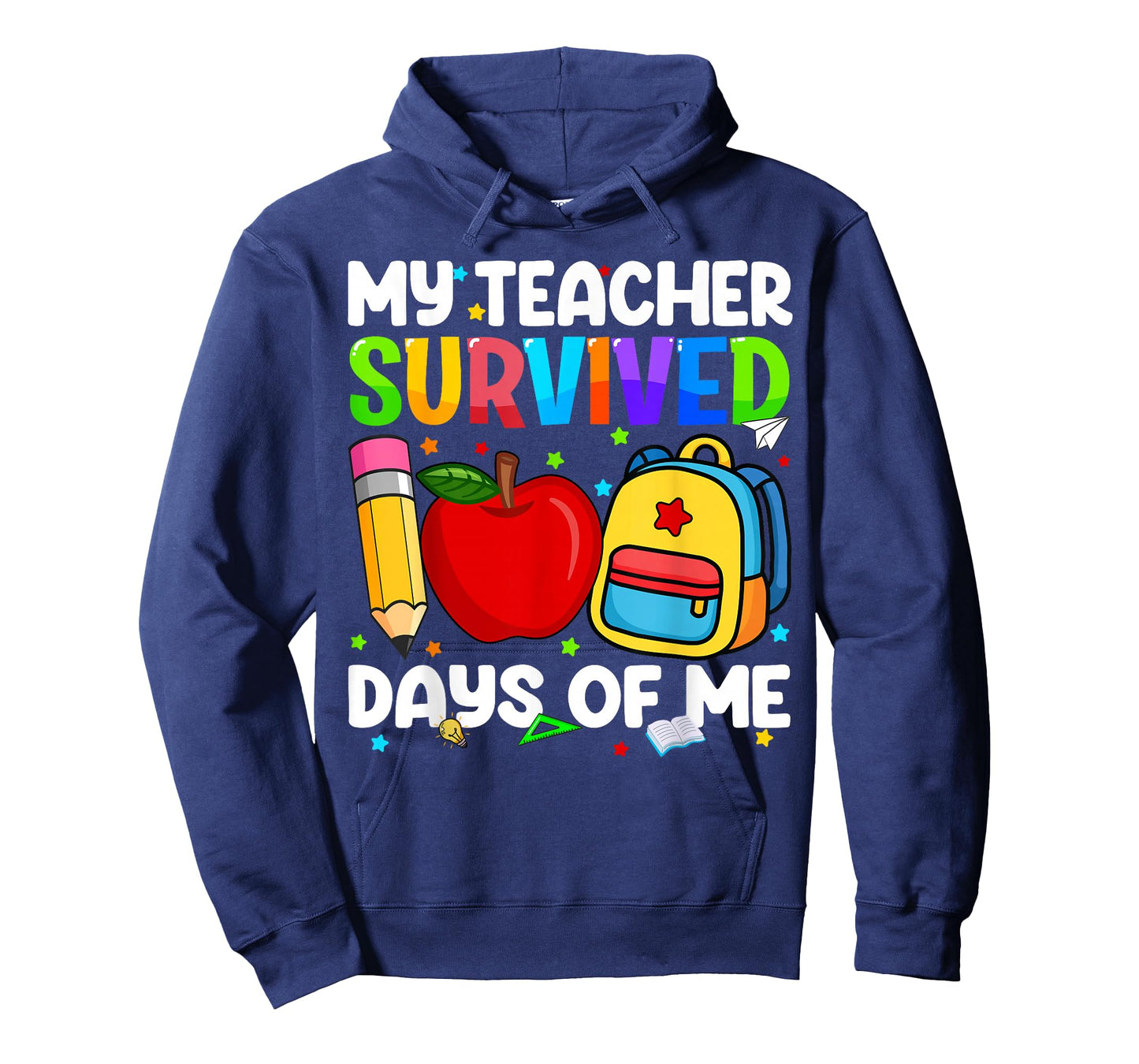 My Teacher Survived 100 Day of Me 100th Day Kid Boy Girl T-Shirt