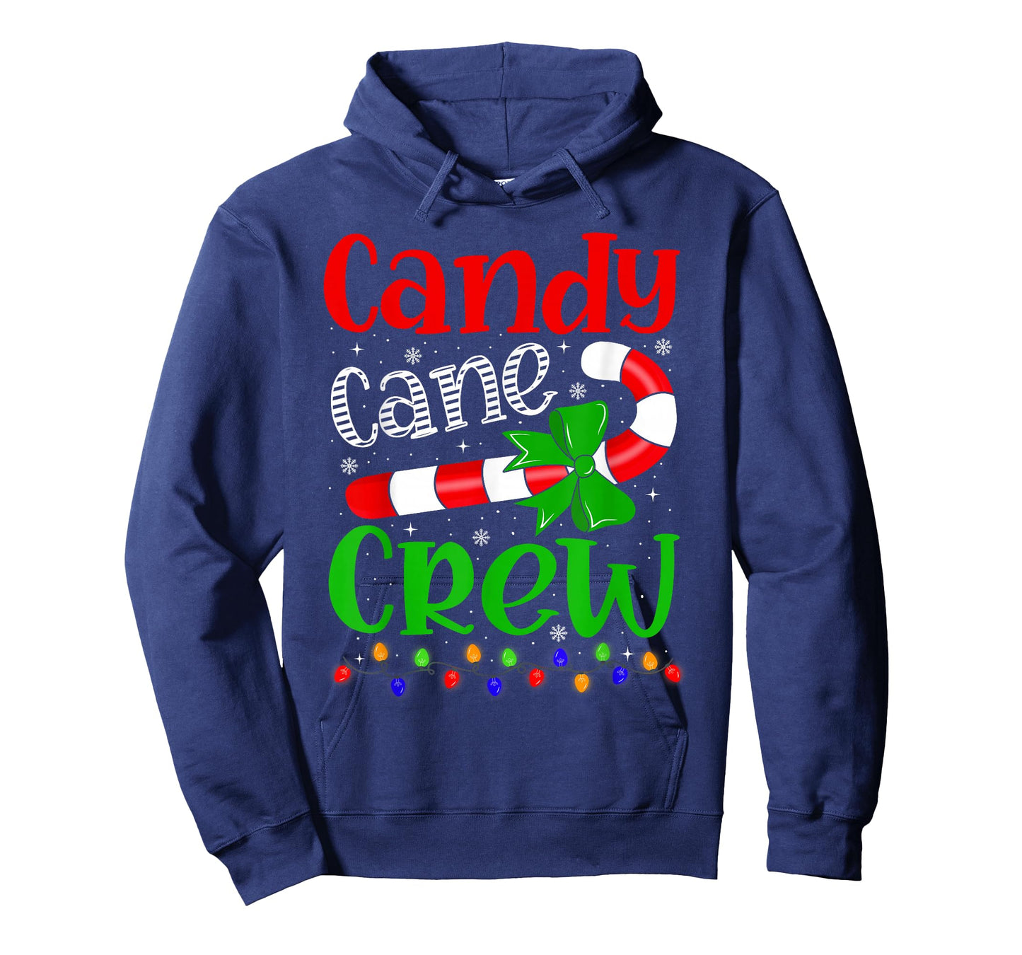 Candy Cane Crew Christmas Family Matching Funny Xmas Pajamas T-Shirt