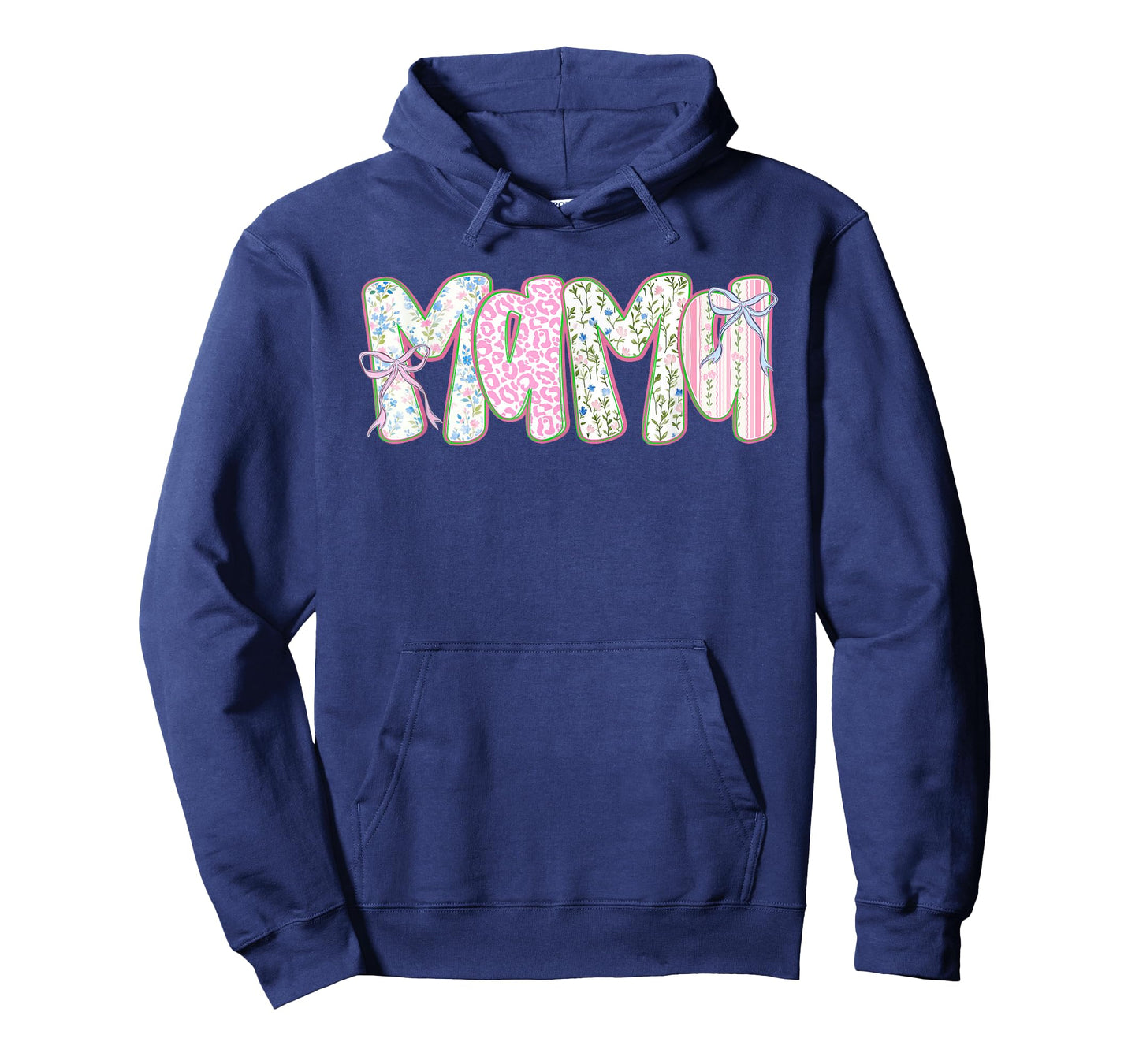 Mama Floral Coquette Bow Mother's Day Cute Women Mom T-Shirt