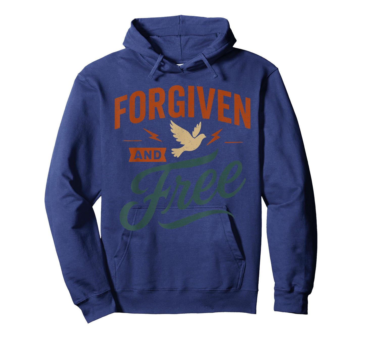 Forgiven and Free - Vintage Quote Christian Faith T-Shirt