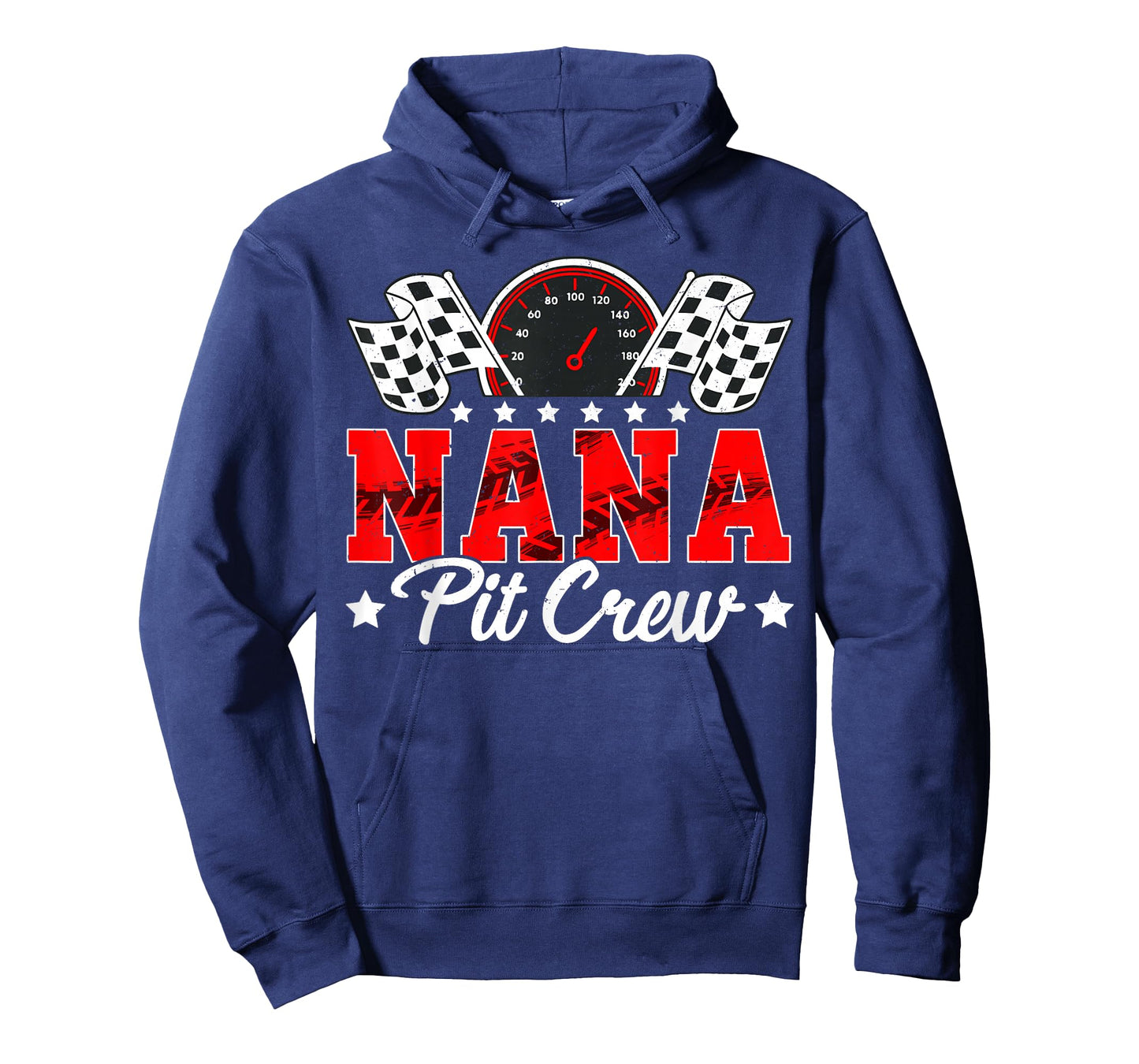 Race Car Birthday Party Matching Family Nana Pit Crew T-Shirt