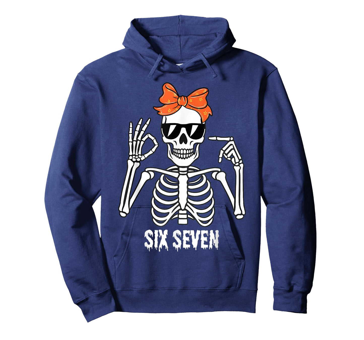 67 Skeleton Funny Six Seven Gen Z Halloween Meme Men Women T-Shirt