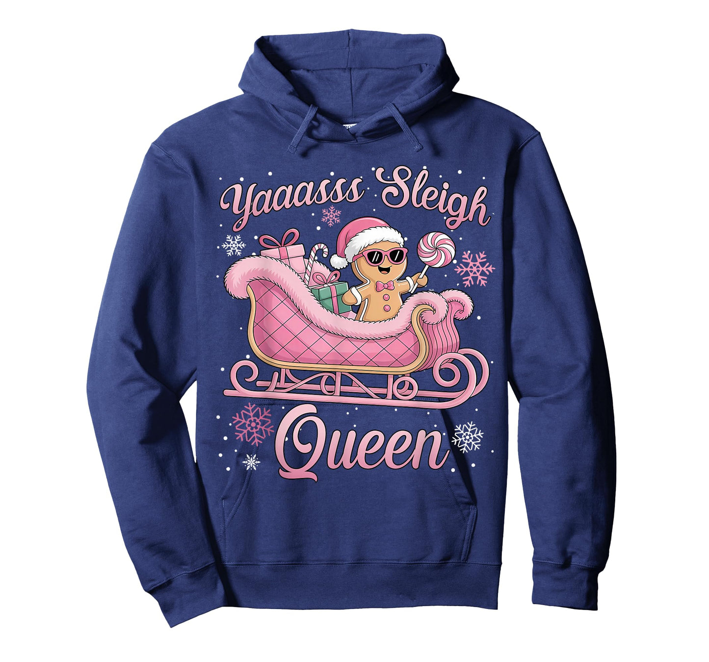 Yaaasss Sleigh Queen Sleigh Girl Matching Christmas T-Shirt