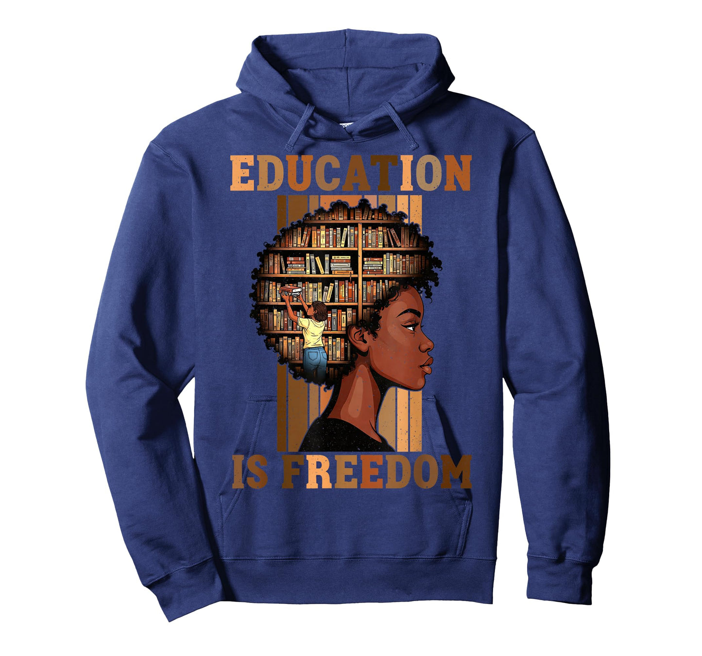 Black History Education is Freedom Books Teacher Women Girls T-Shirt