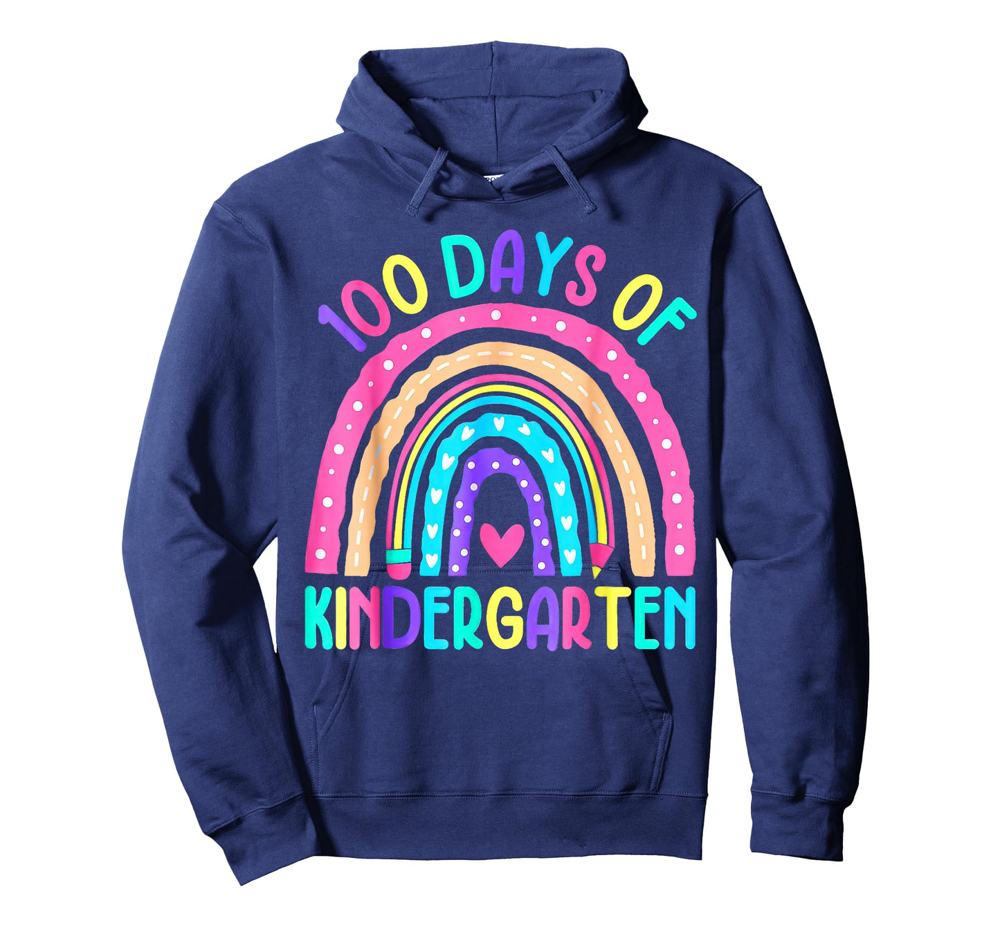 100 Days of Kindergarten Rainbow T-Shirt