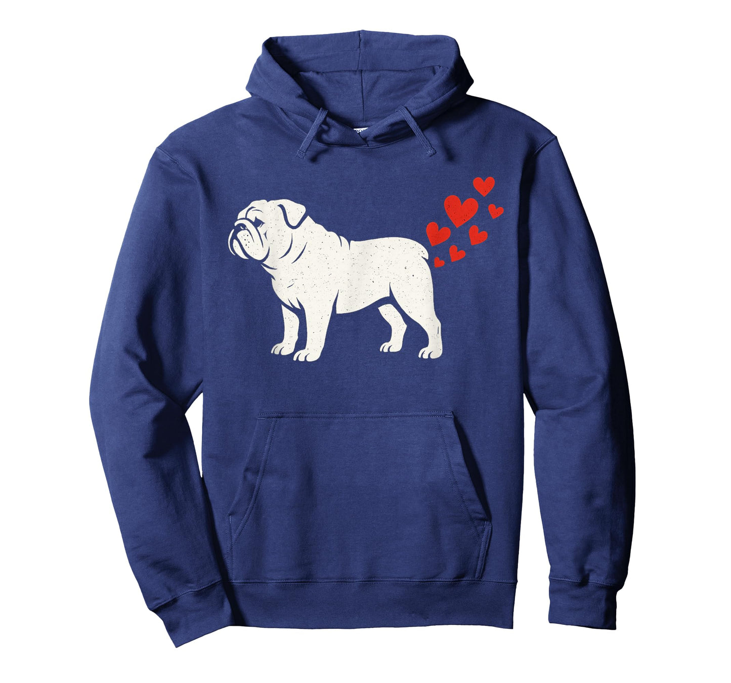 Cute English Bulldog Owner Valentines Day Heart Dog Farts T-Shirt