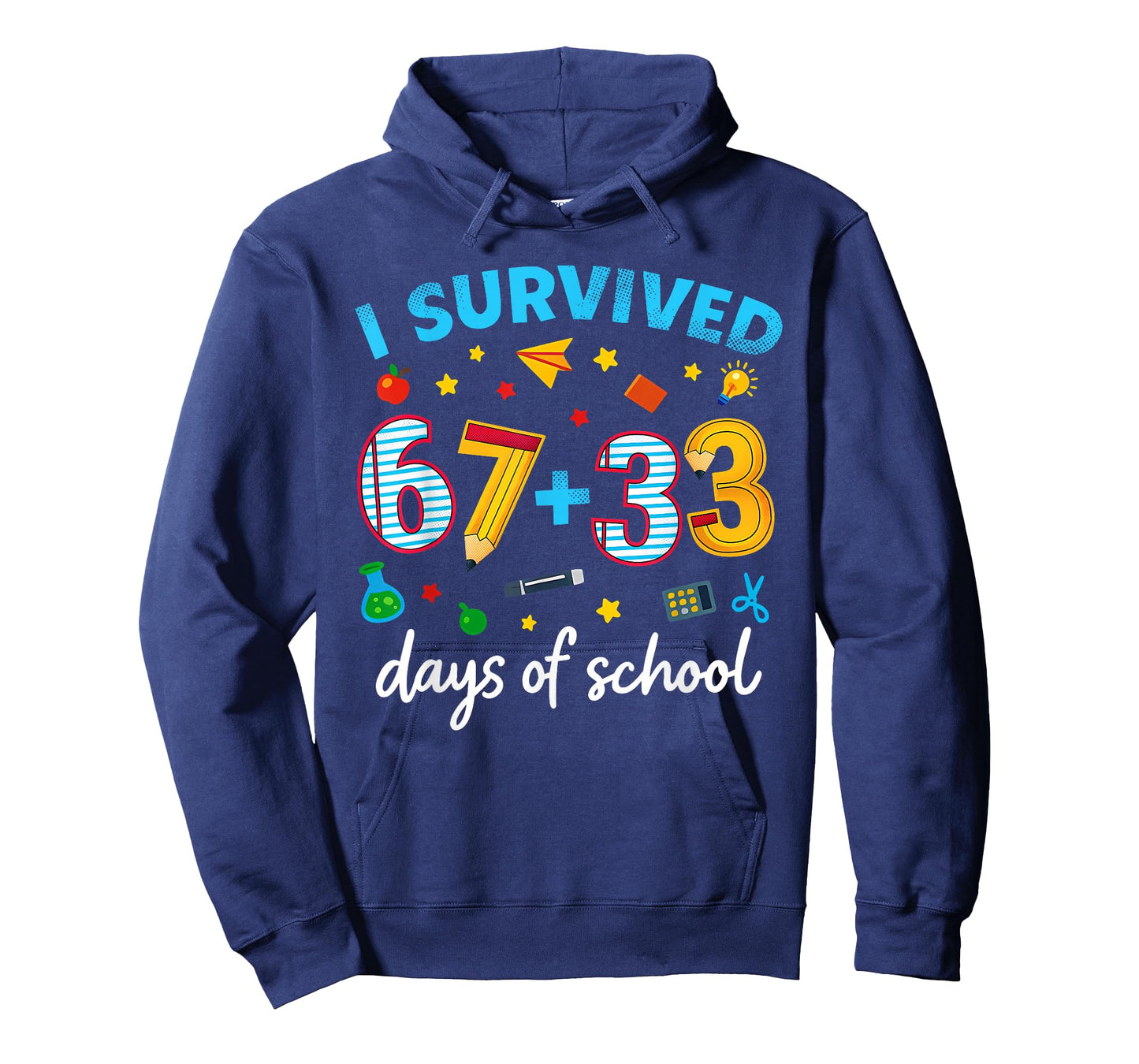 100th Day of School I Survived 67 33 Days of School T-Shirt
