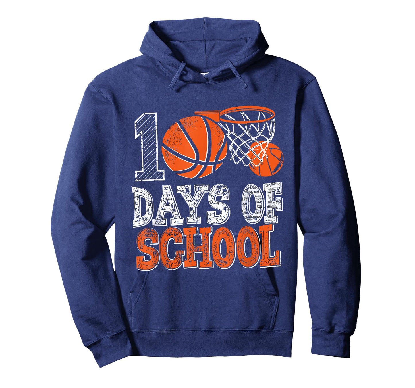100 Days of School Basketball 100th Day of School Boys Kids T-Shirt