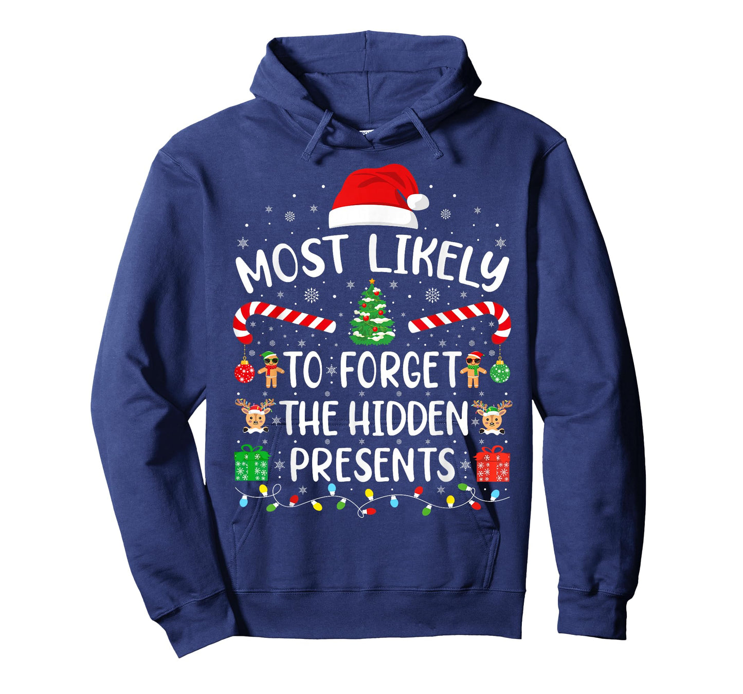 Most Likely to Forget The Hidden Presents Matching Xmas T-Shirt