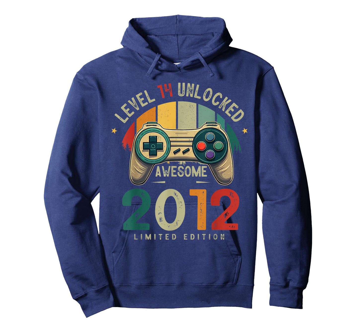 Level 14 Unlocked Awesome Since 2012 14th Birthday Gaming T-Shirt