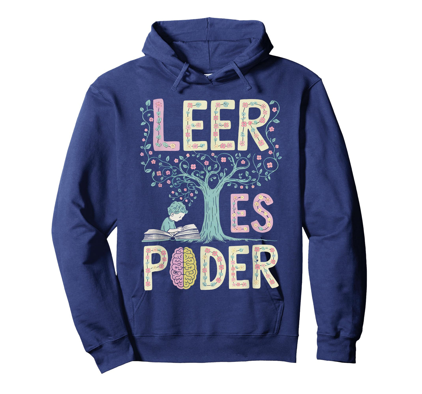 Leer ES Poder Tshirt Mexico Reading Floral Hispanic Heritage T-Shirt