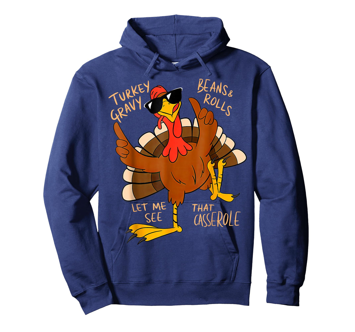 Turkey Gravy Beans and Rolls Casserole Funny Thanksgiving T T-Shirt