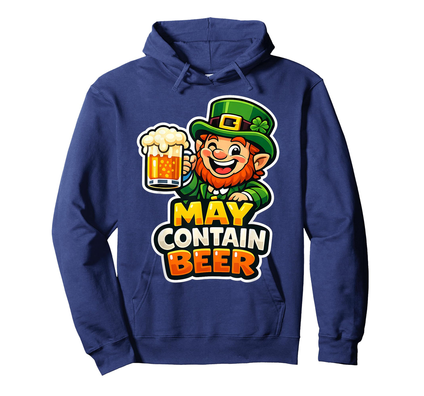May Contain Beer Funny St Patricks Day Shamrock T-Shirt