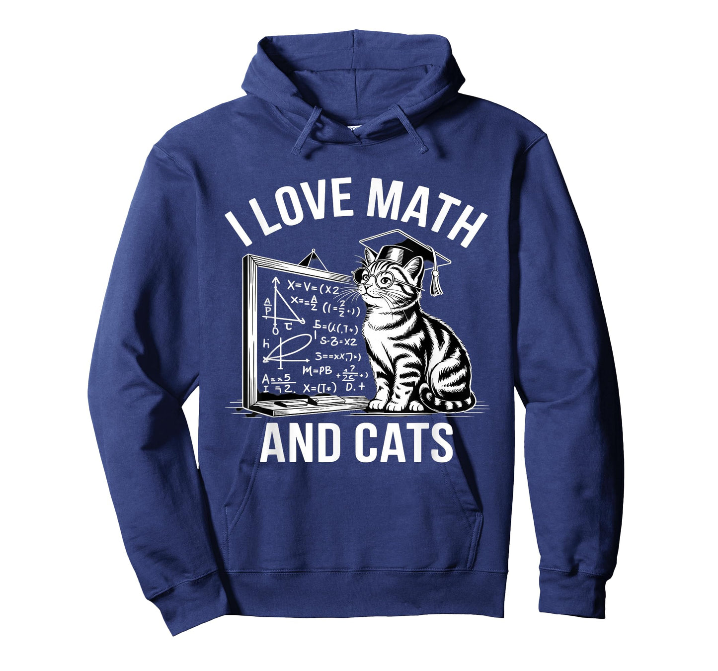 Math Cat Lover Funny Math Teacher I Love Math and Cats T-Shirt