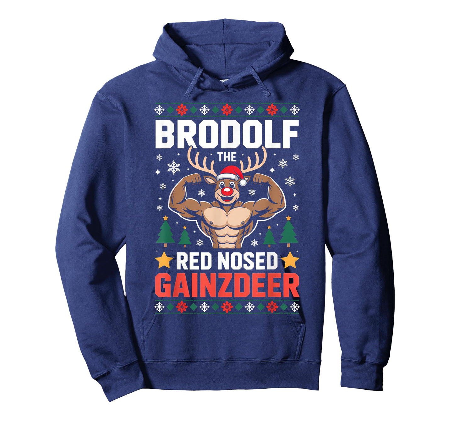 Funny Brodolf Red Nosed Gainzdeer Meme T-Shirt