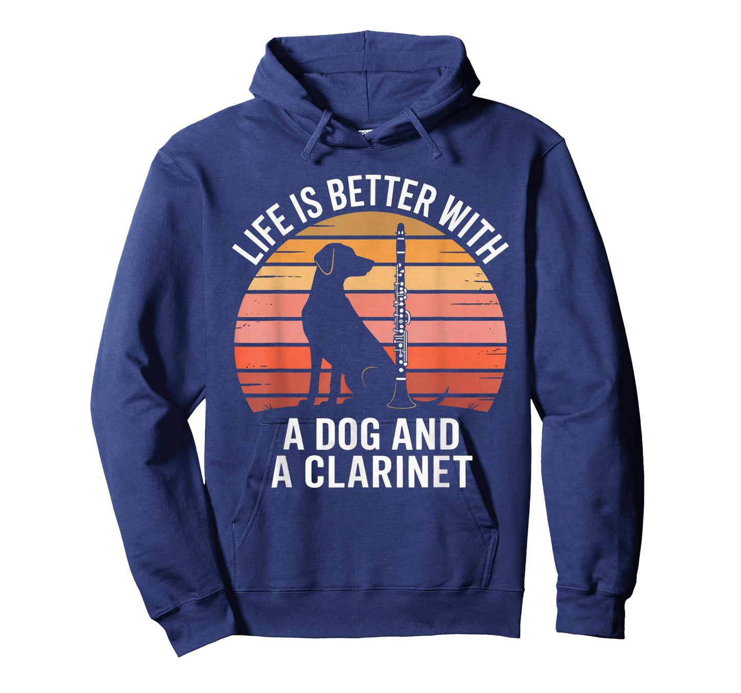 Clarinet Musician Dog Lover Band Member Clarinet Player T-Shirt