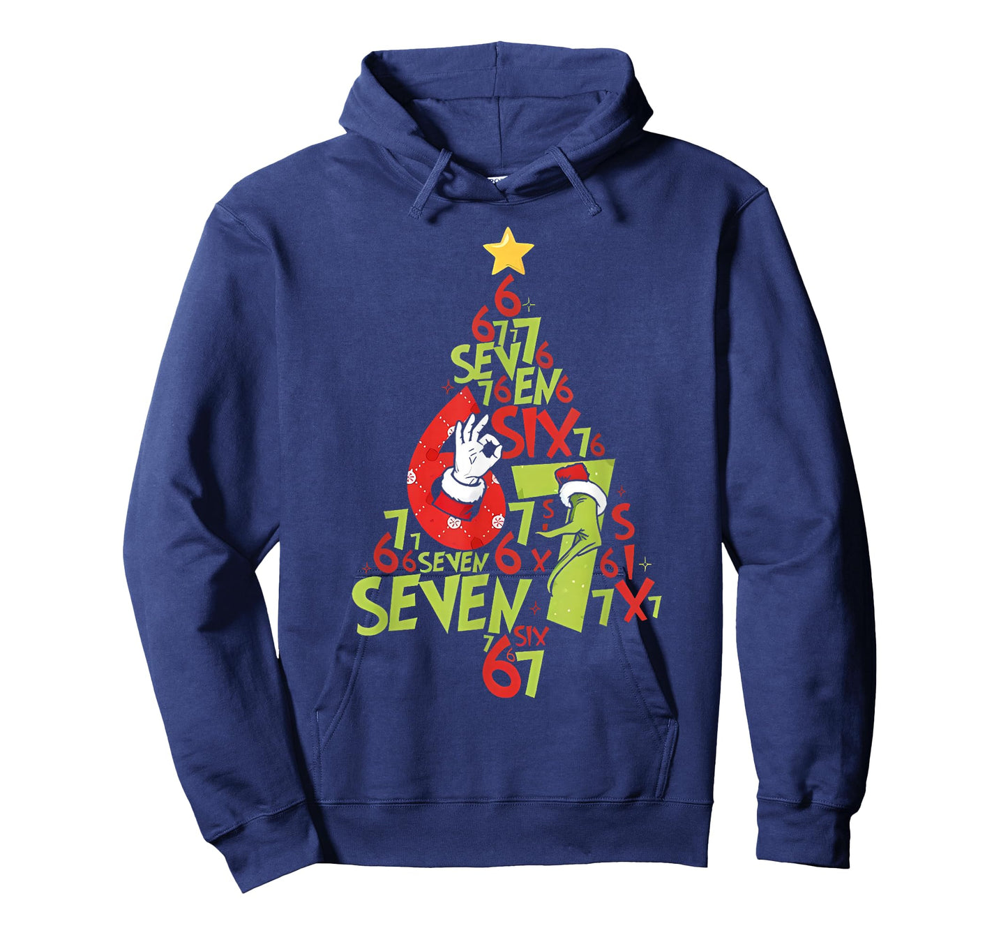 67 Meme Six Seven Boys Girls Kids Christmas Tree T-Shirt