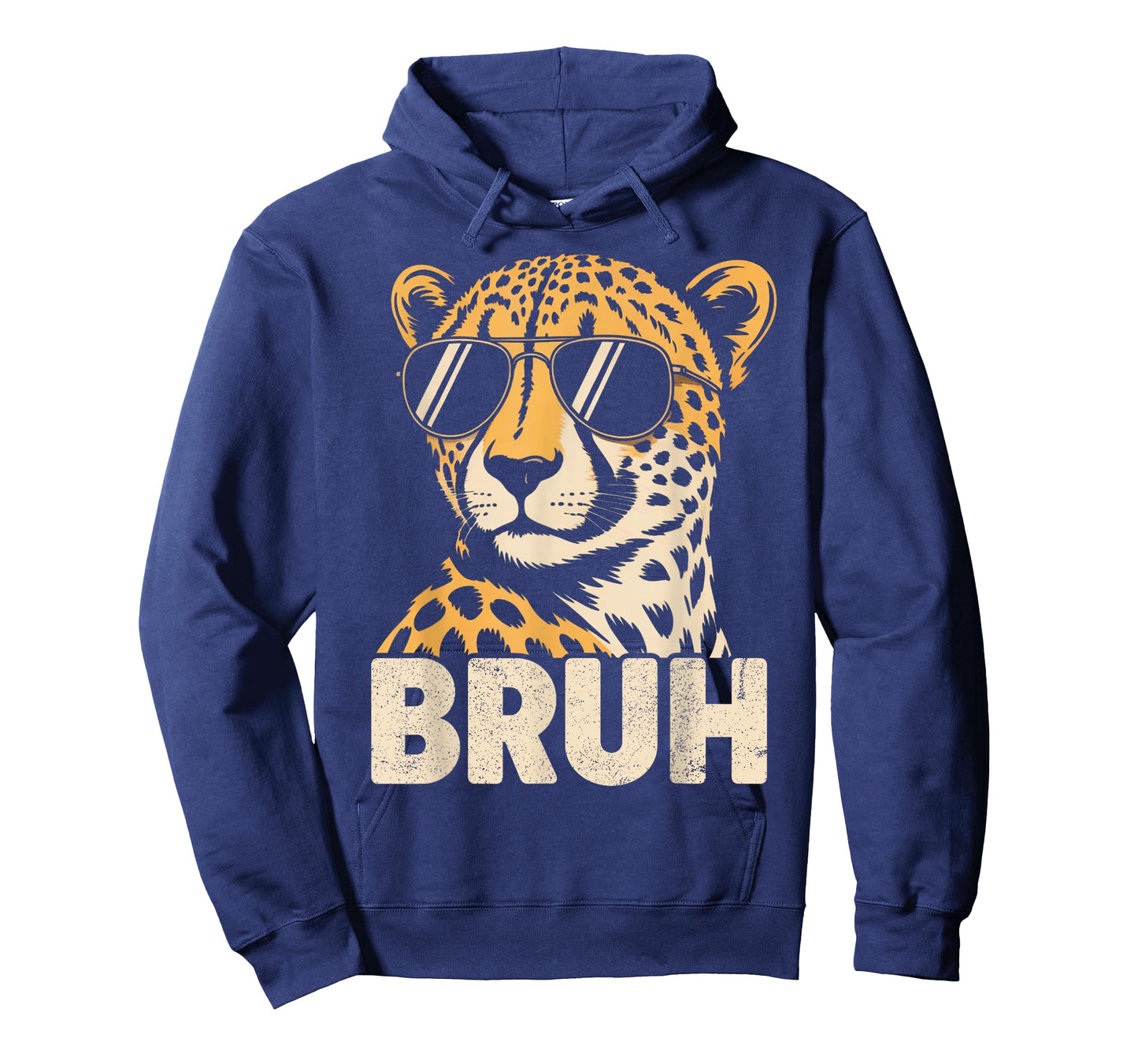 Bruh Cheetah Meme Graphic Tee Men Boys Animal Print Kids T-Shirt