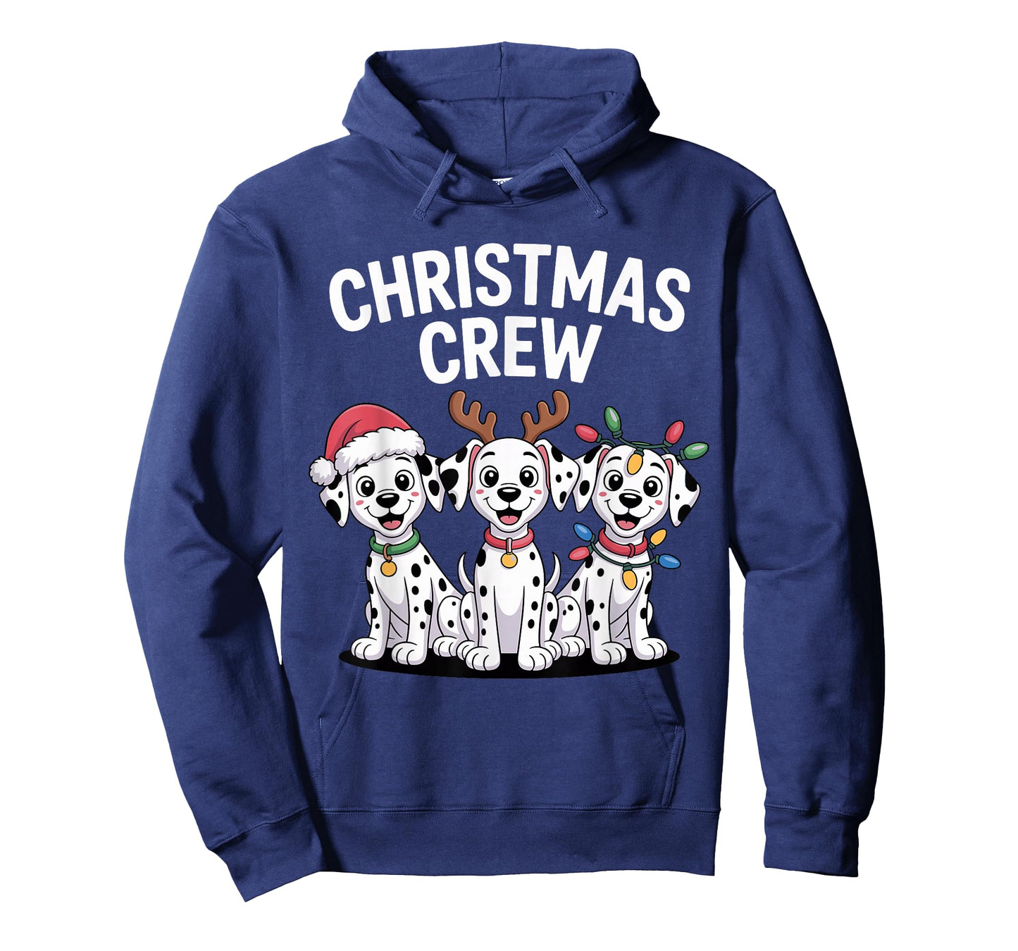 Christmas Crew Xmas Puppy Spot Dog Funny Christmas Dalmatian T-Shirt