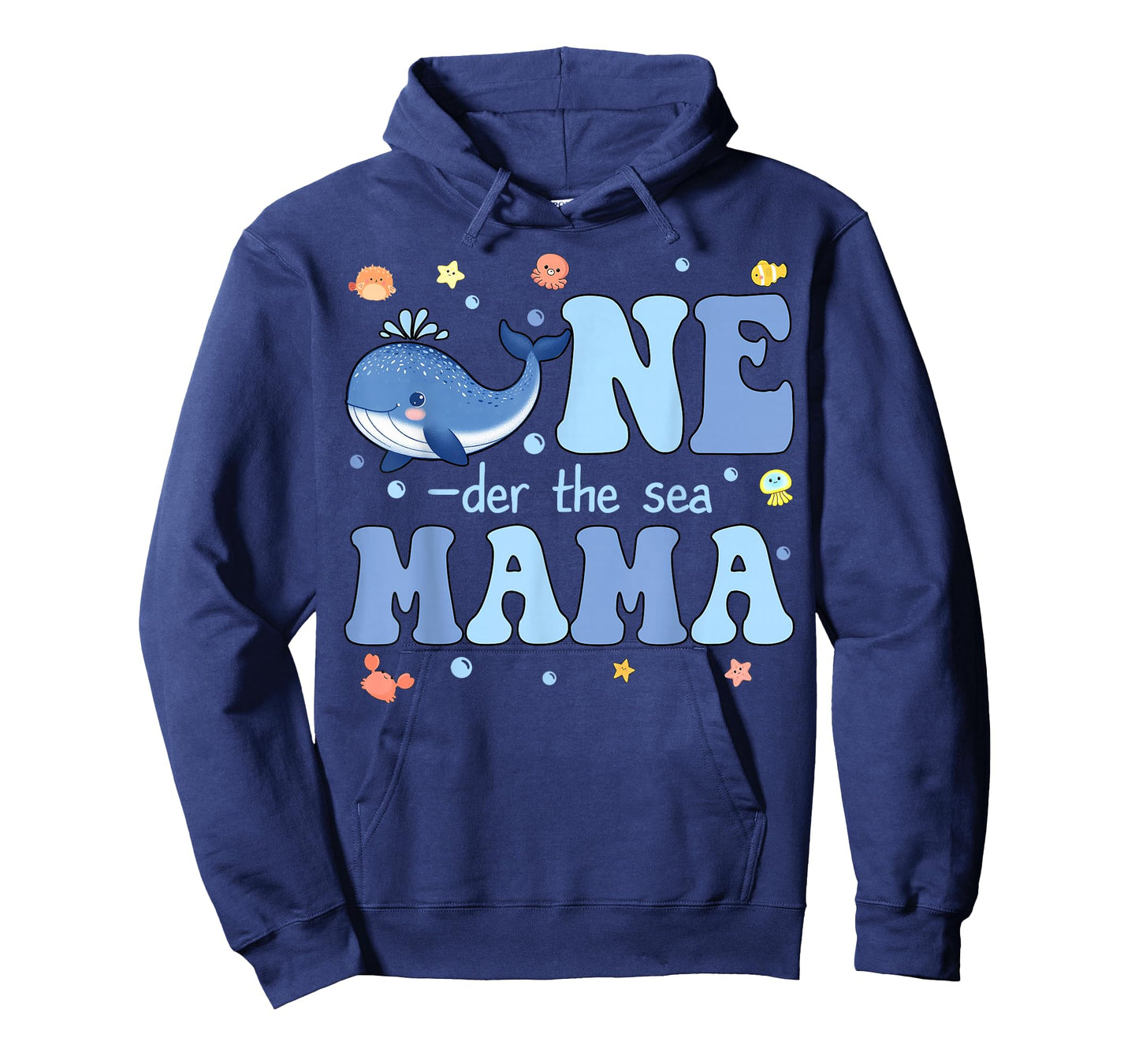 One-der The Sea Mama of Birthday Girl Boy Kids Ocean Bday T-Shirt