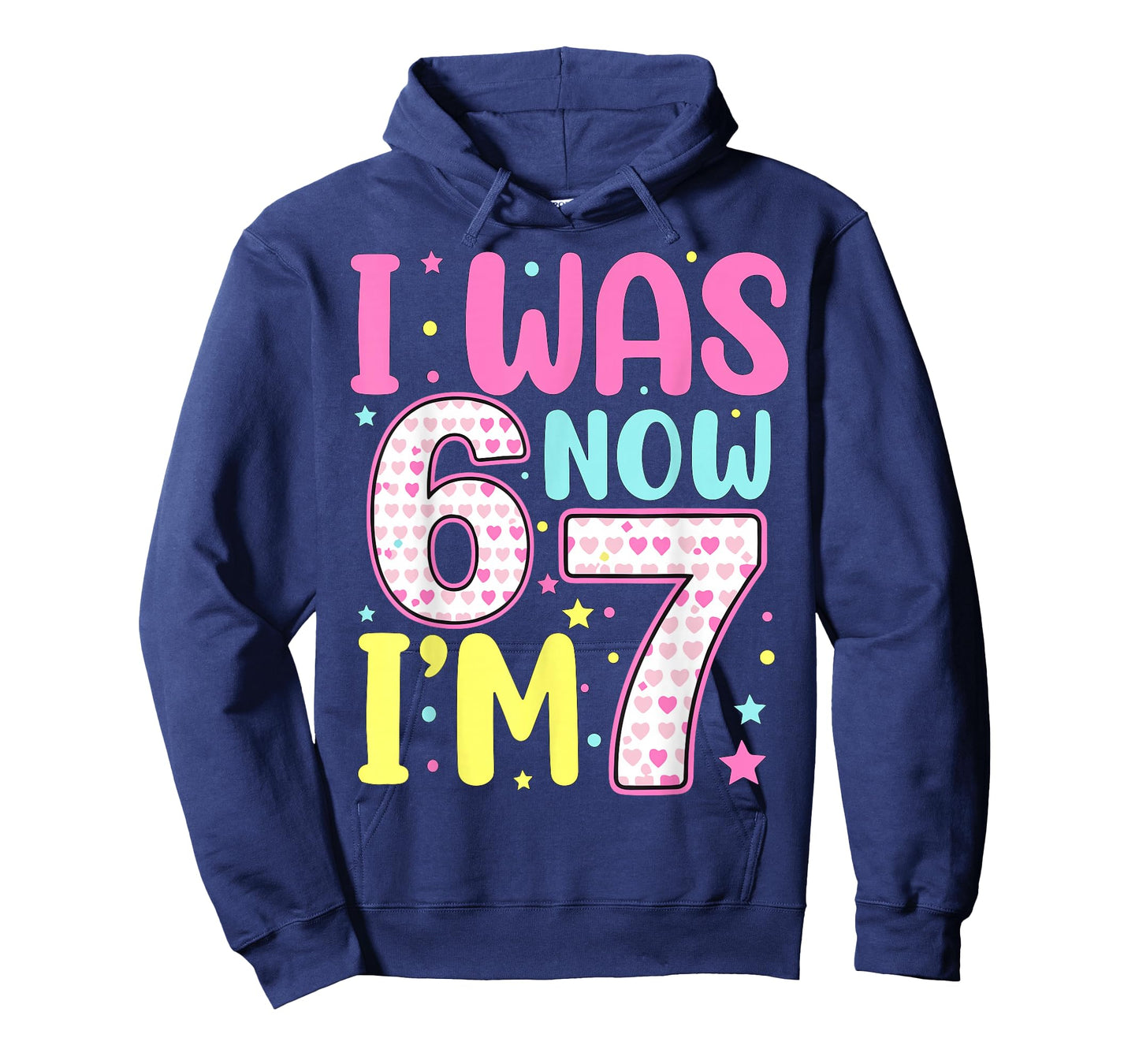 7 Year Old Birthday Girl 67 Seven T-Shirt
