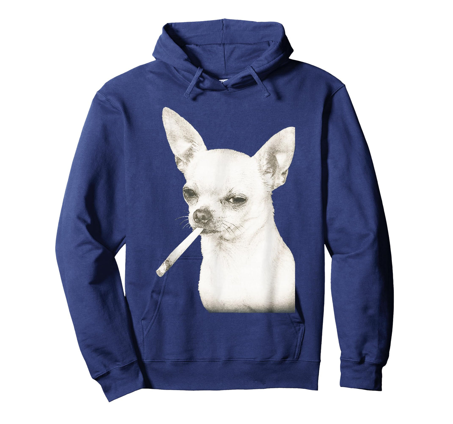 Funny Smoking Chihuahua Cigarette Gen Z Dog Meme Graphic T-Shirt