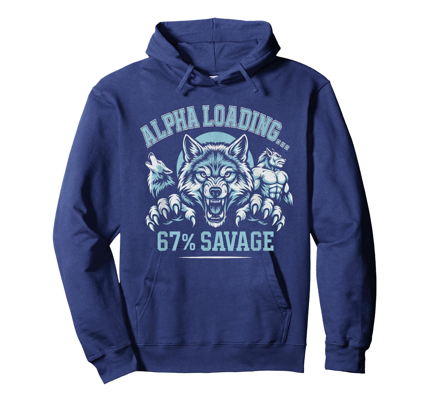 Alpha Wolf Loading 67 Savage Funny Gen Z Meme T-Shirt