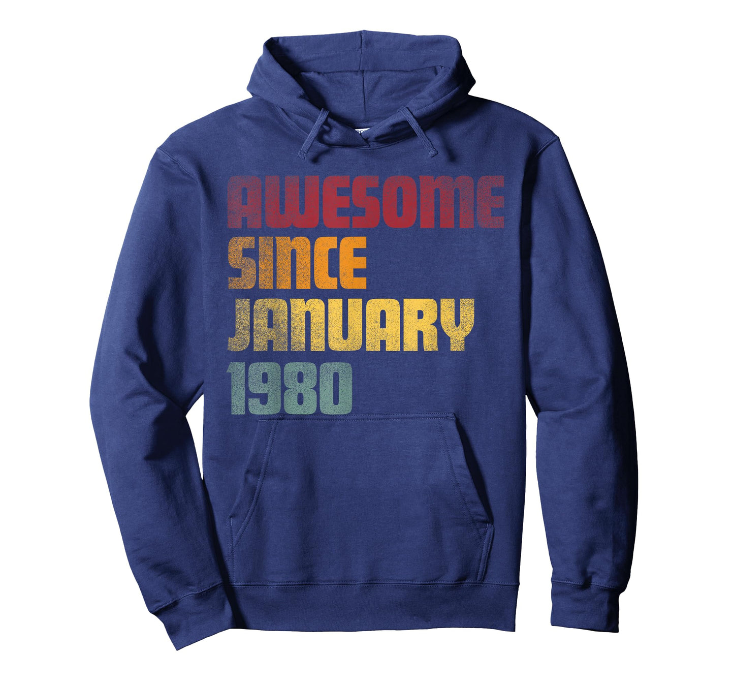 Awesome Since January 1980 46th Birthday - Vintage T-Shirt