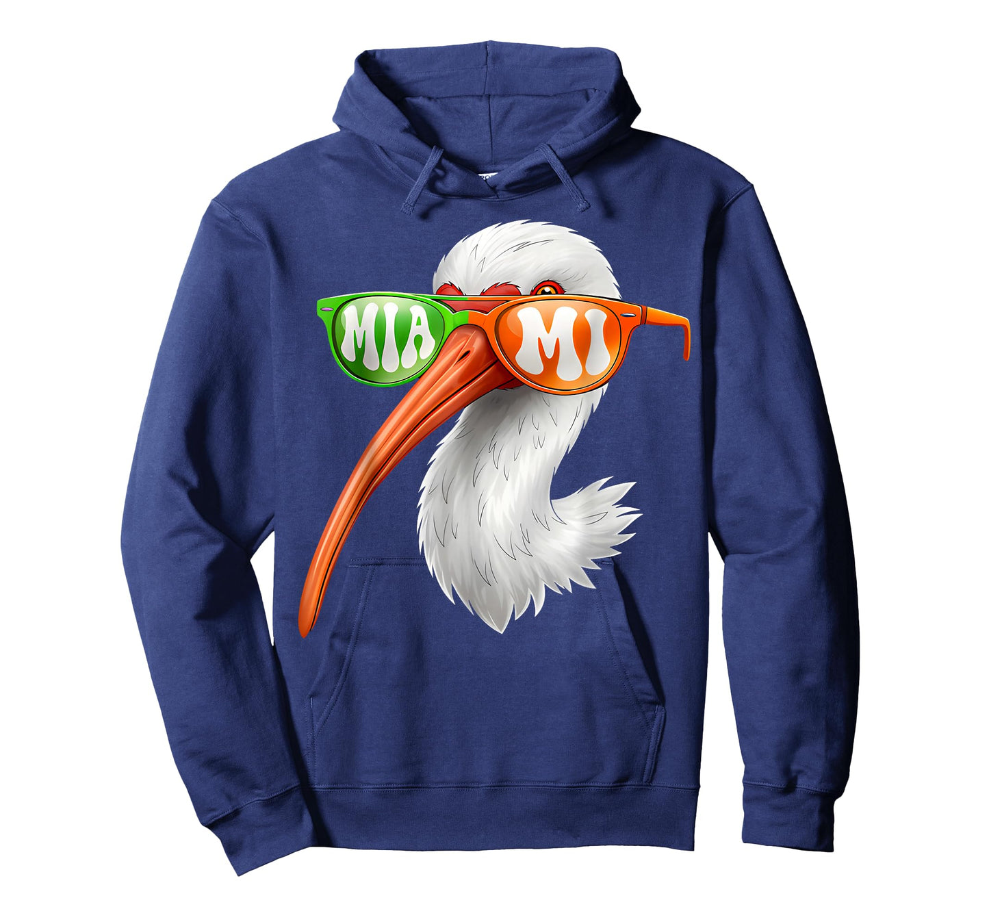 Vintage American White Ibis with Sunglasses for Men Women T-Shirt
