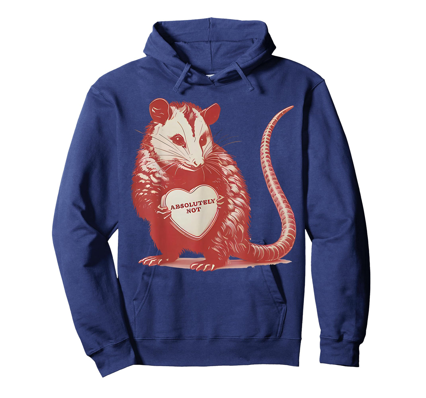 Funny Opossum Absolutely Not Valentine Graphic T-Shirt