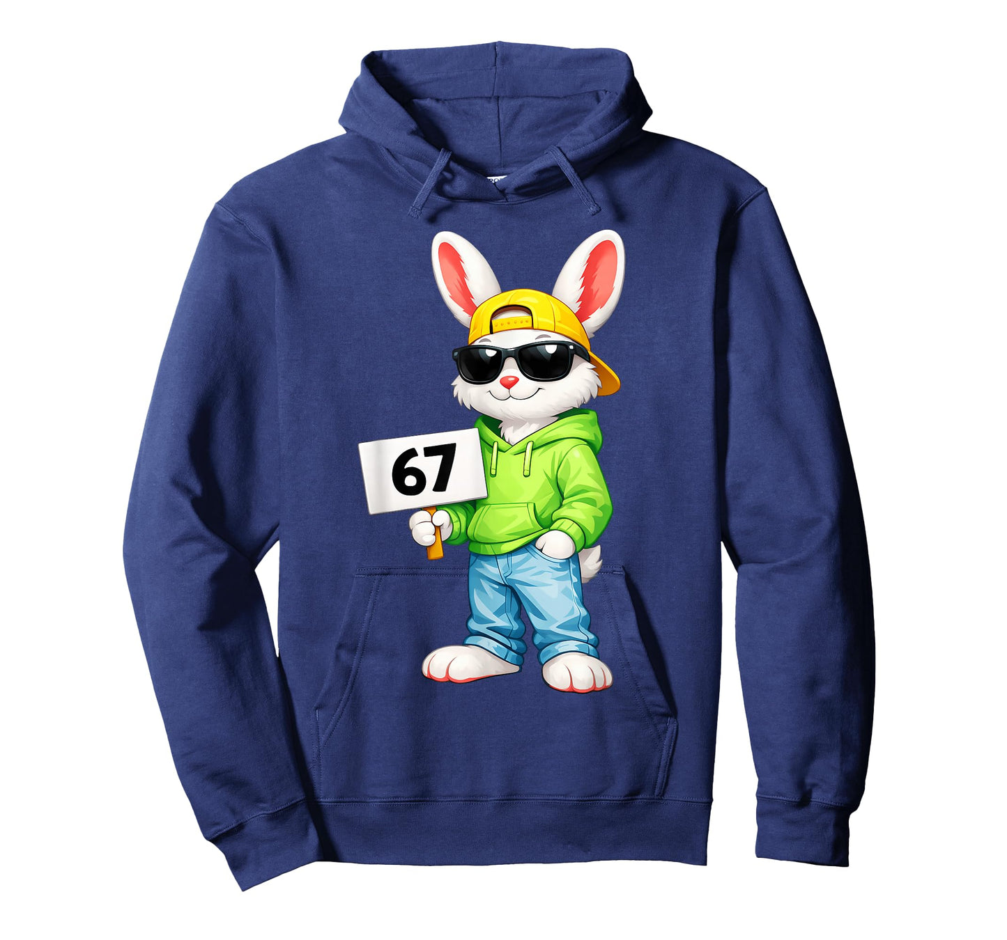 Rabbit Six Seven Meme 6 7 Bunny Happy Easter Day Boys Kids T-Shirt