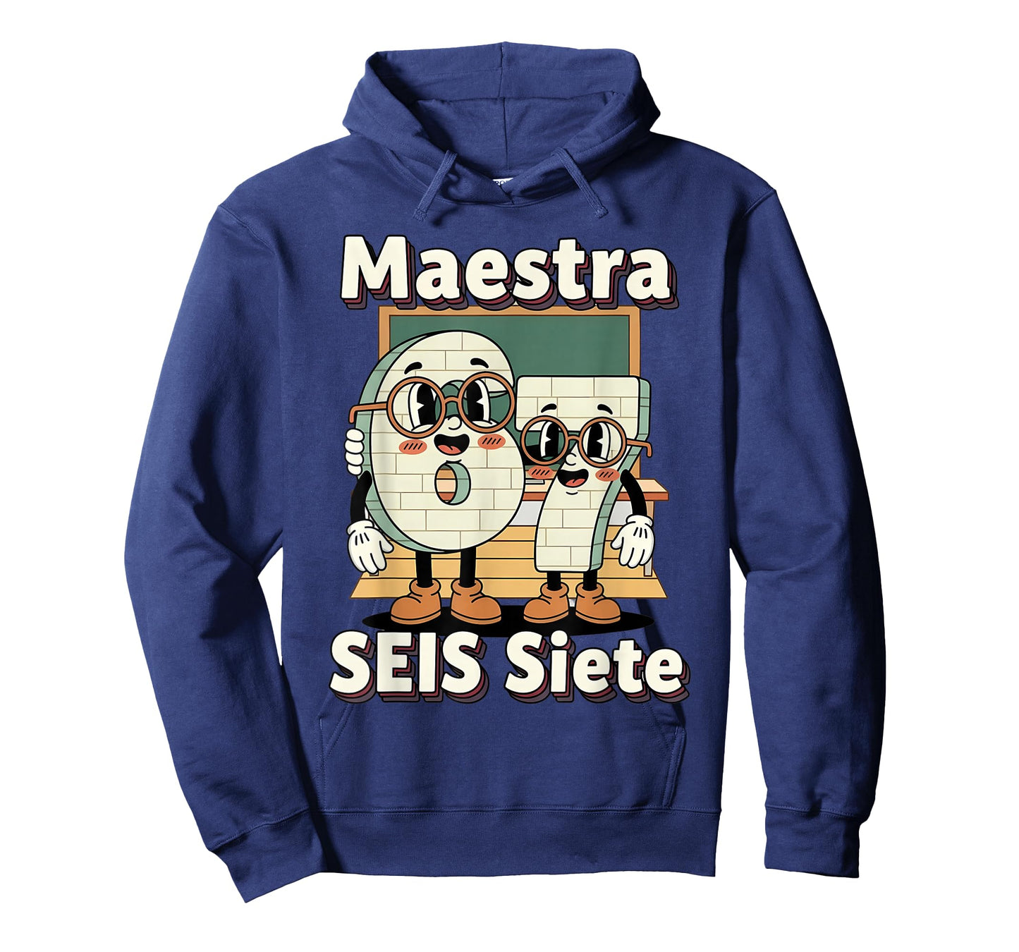 Maestra 67 Six Seven Spanish Teachers Students SEIS Siete T-Shirt