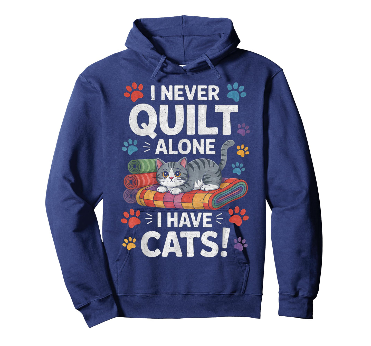 Funny Quilting Art for Men Women Cat Quilt Sewing Quilter T-Shirt