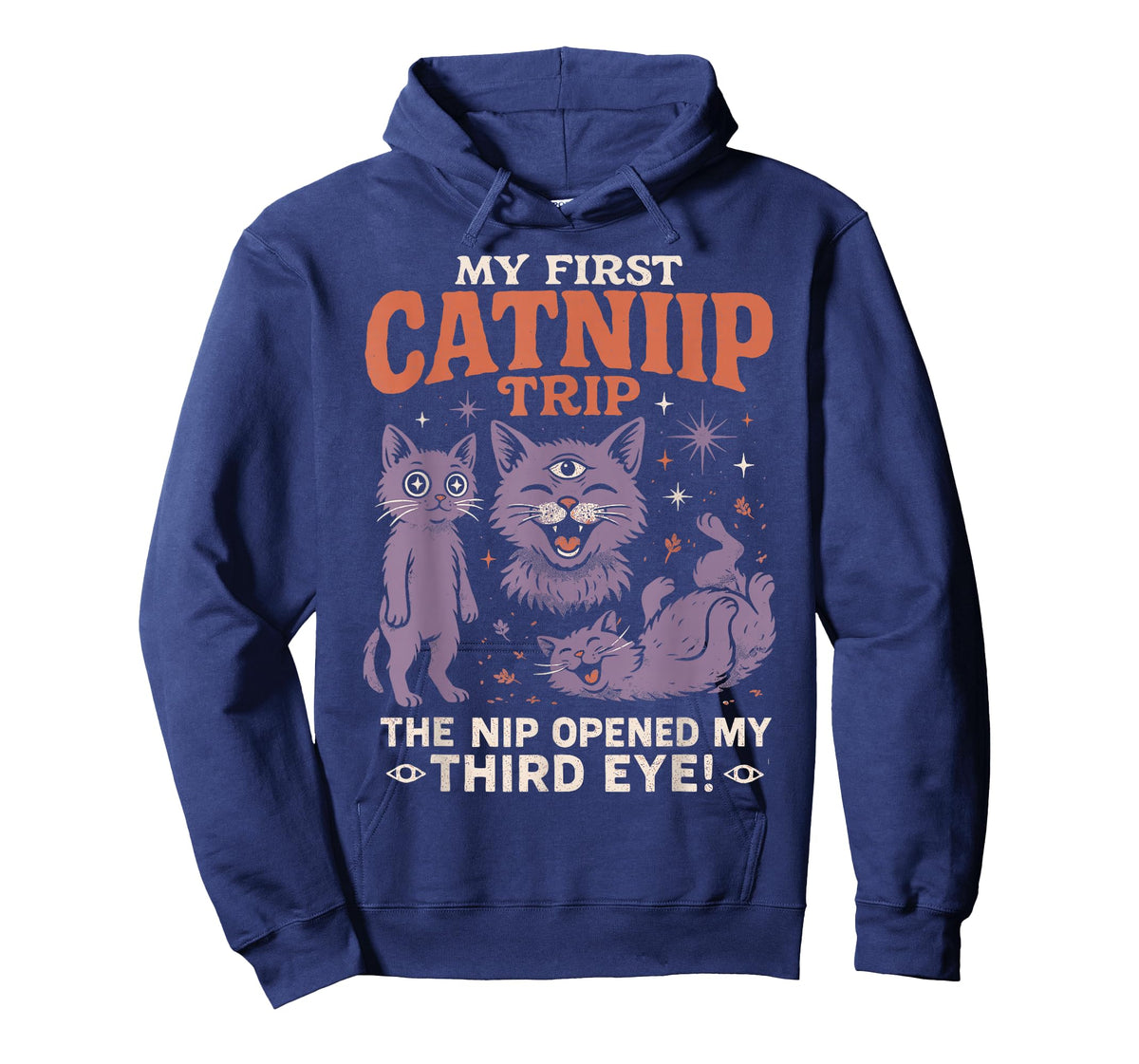 Catnip Trip Cats Nip | Retro Funny Poster Cat Owners T-Shirt