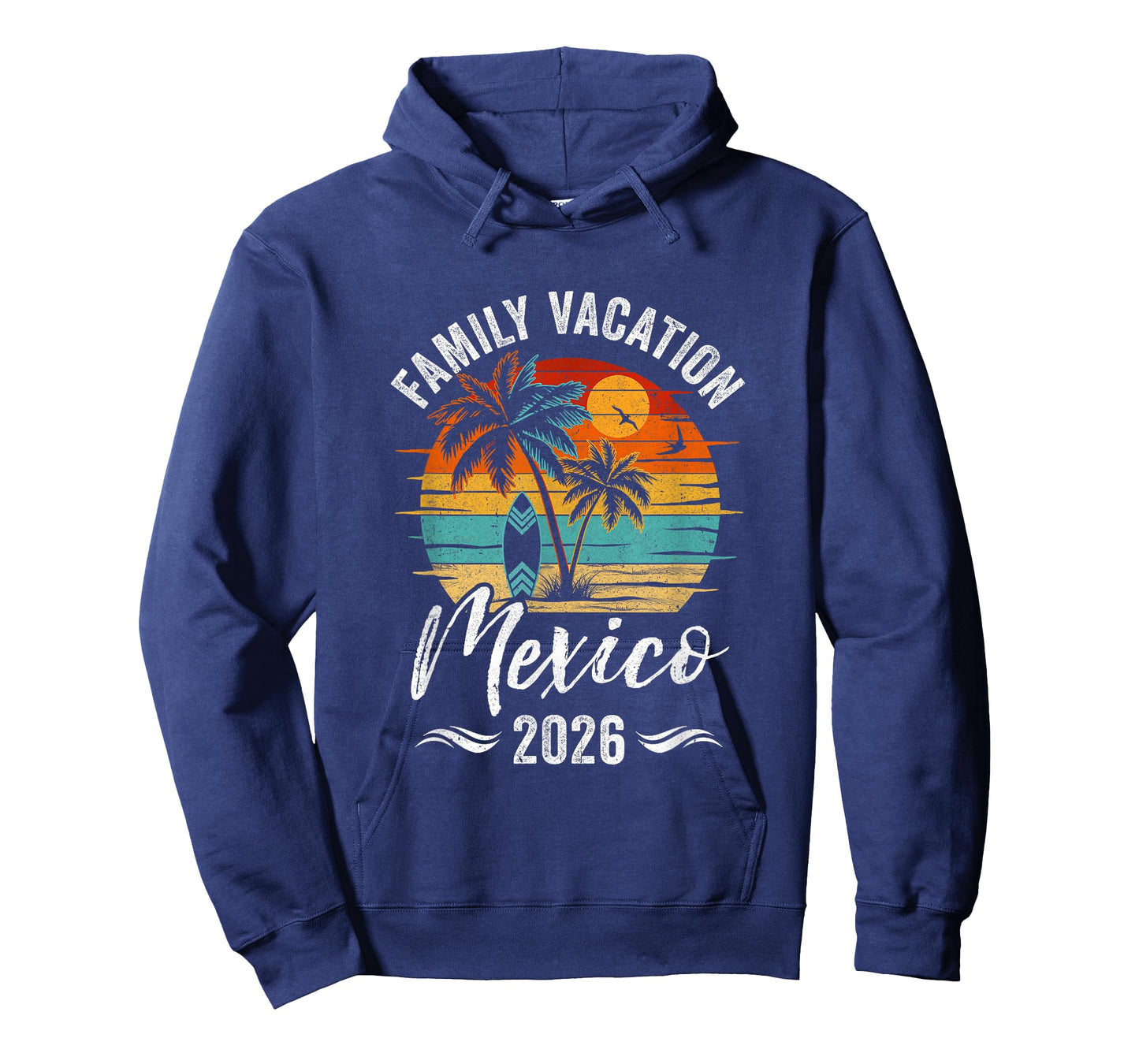Family Vacation 2026 Vintage Mexico Summer Matching Trip T-Shirt