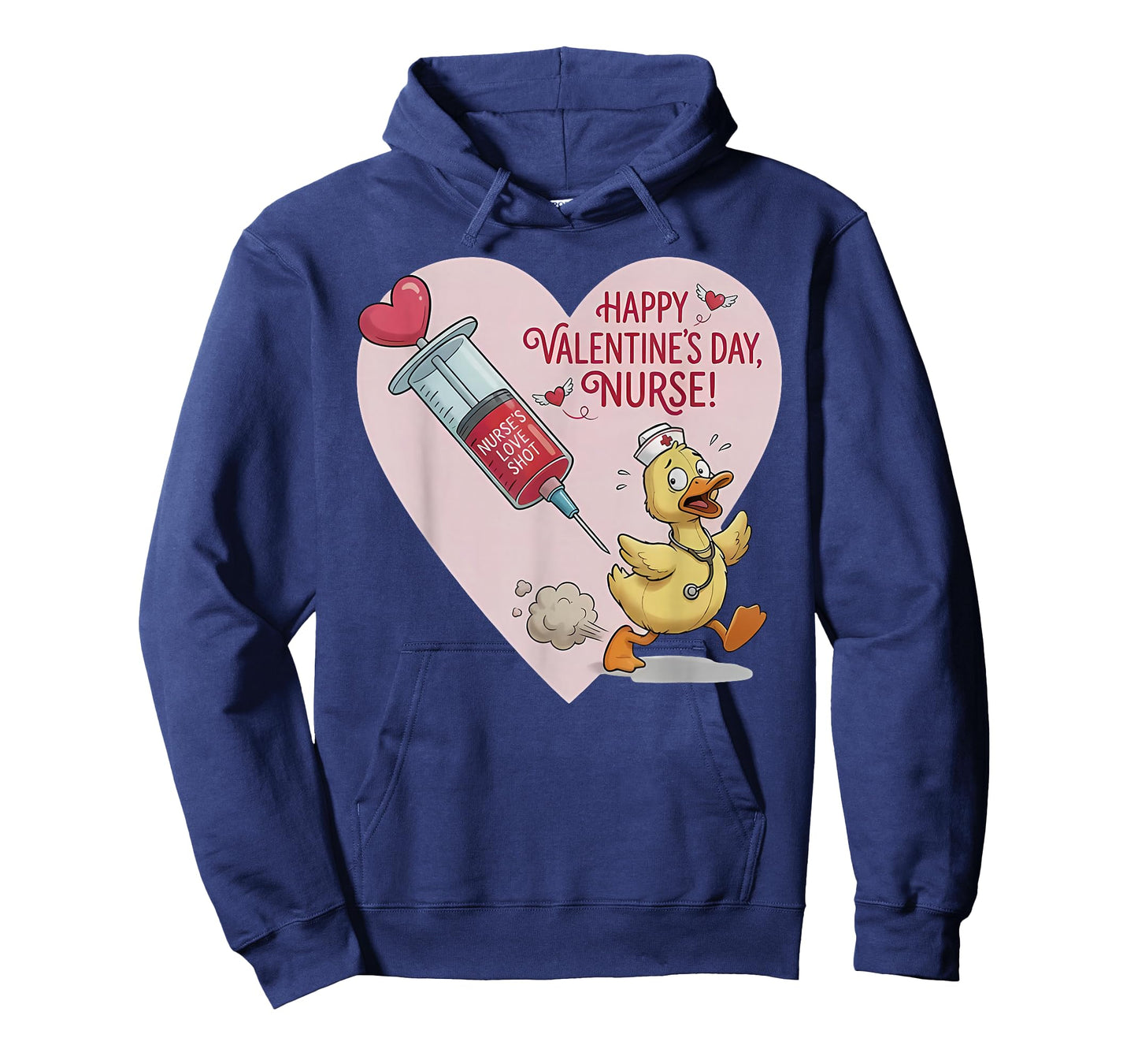 Happy Valentine’s Day Nurse Funny Goose Nurse T-Shirt