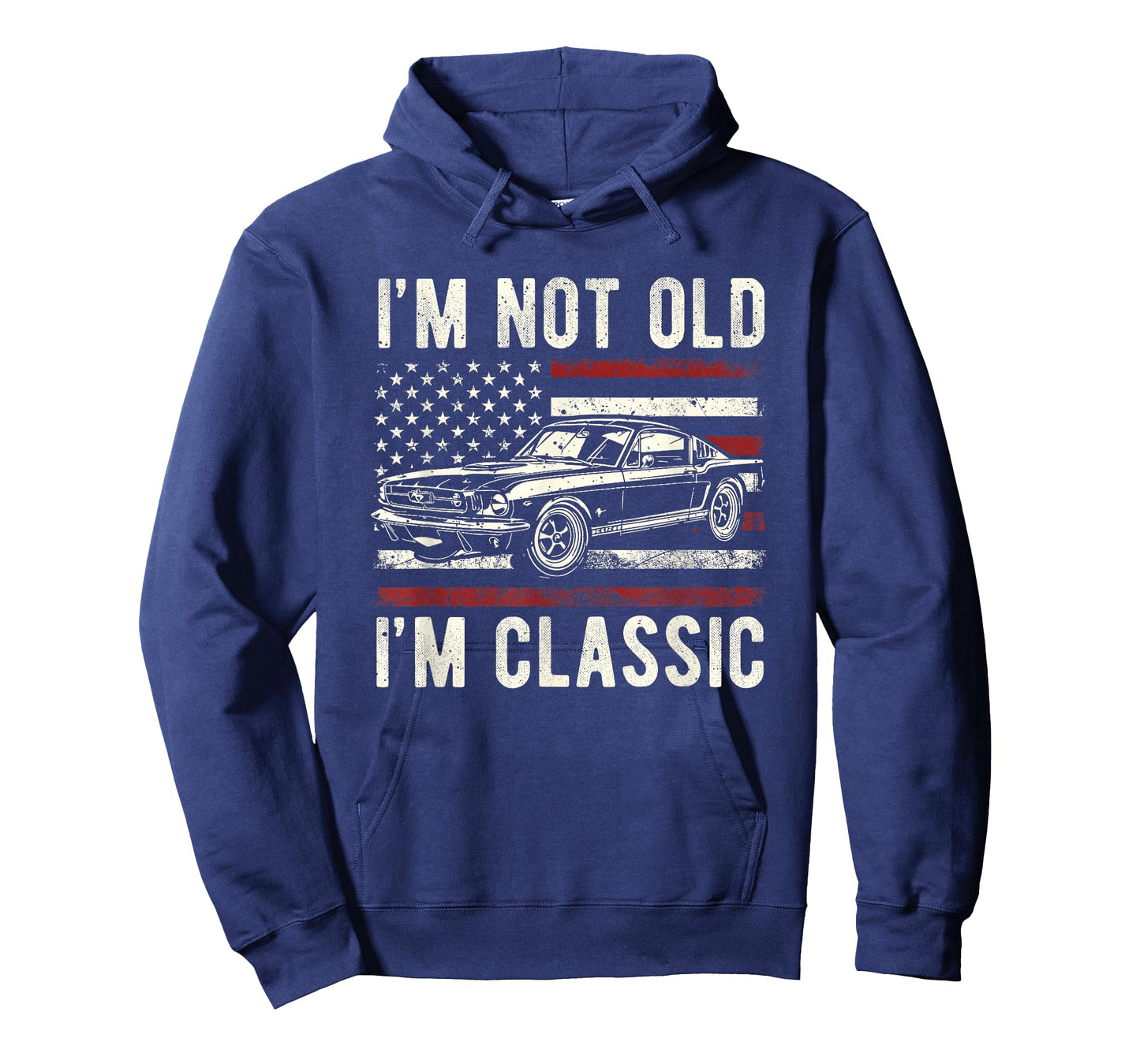 I'm Not Old I'm Classic Vintage Funny Muscle Car for Old Guy T-Shirt