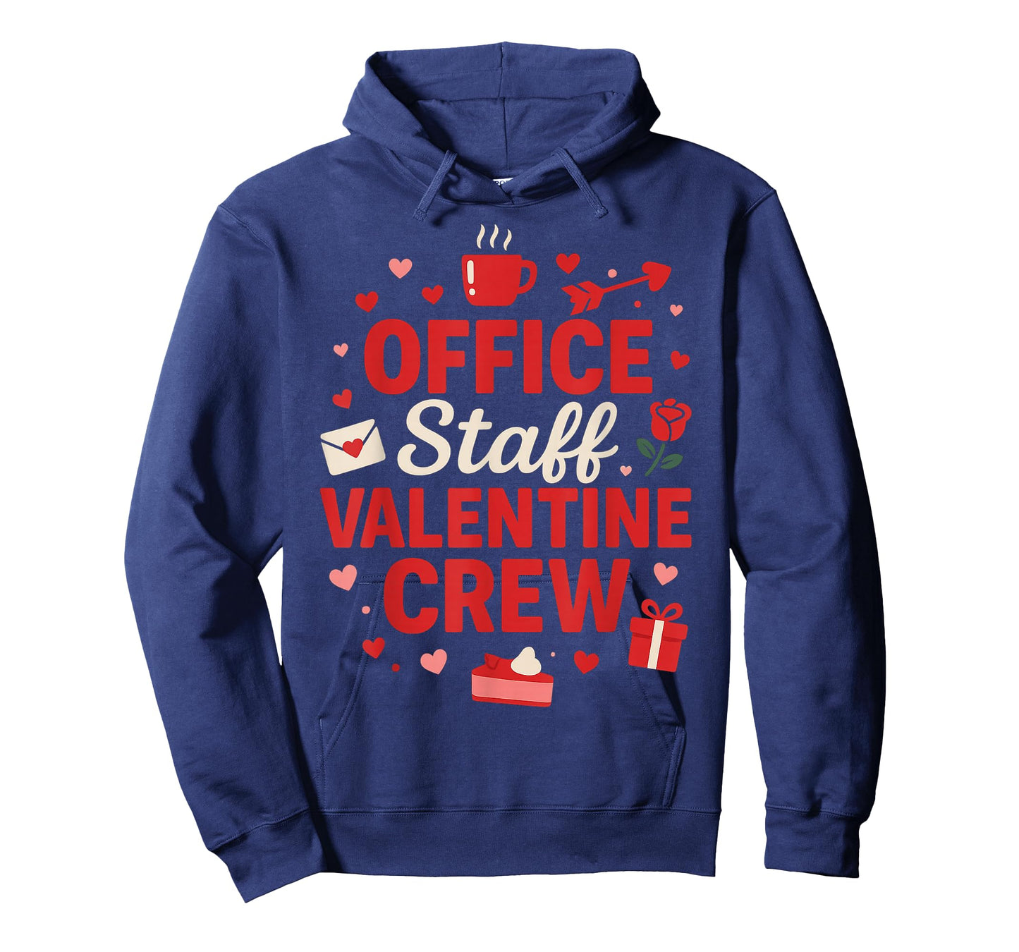 Office Staff Valentine Crew Matching Valentines Day Funny T-Shirt