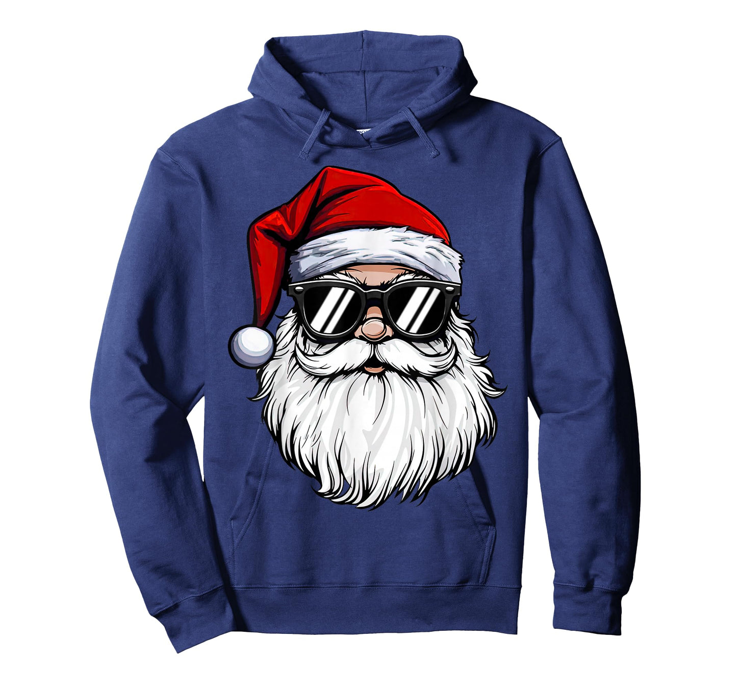 Santa Face Retro Sunglasses Christmas Shirts for Mens Boys T-Shirt
