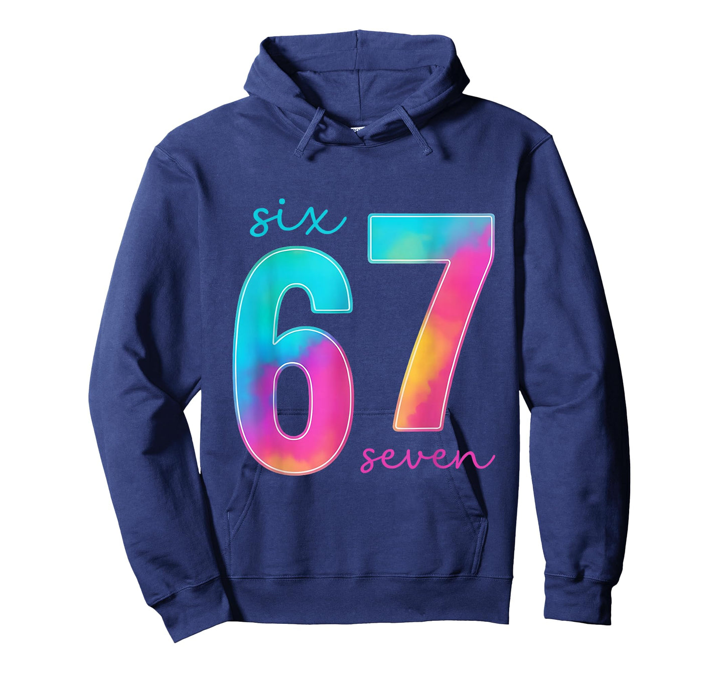 Funny Six Seven 6 7 Meme Gen Alpha Slang 67 Kids T-Shirt