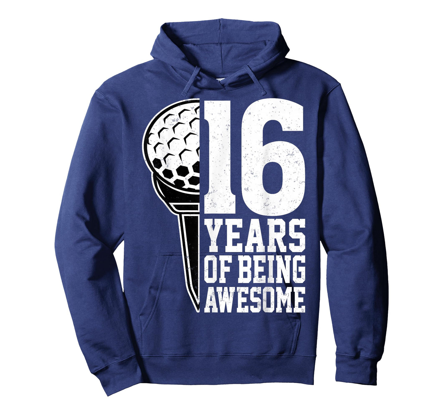 16 Years of Being Awesome Golf Player 16th Birthday T-Shirt