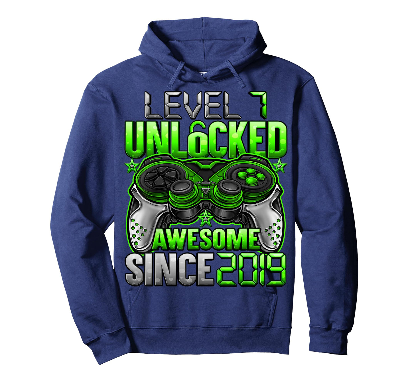 Level 7 Unlocked 7 Year Old Gifts for Boys 7th Birthday Boy T-Shirt