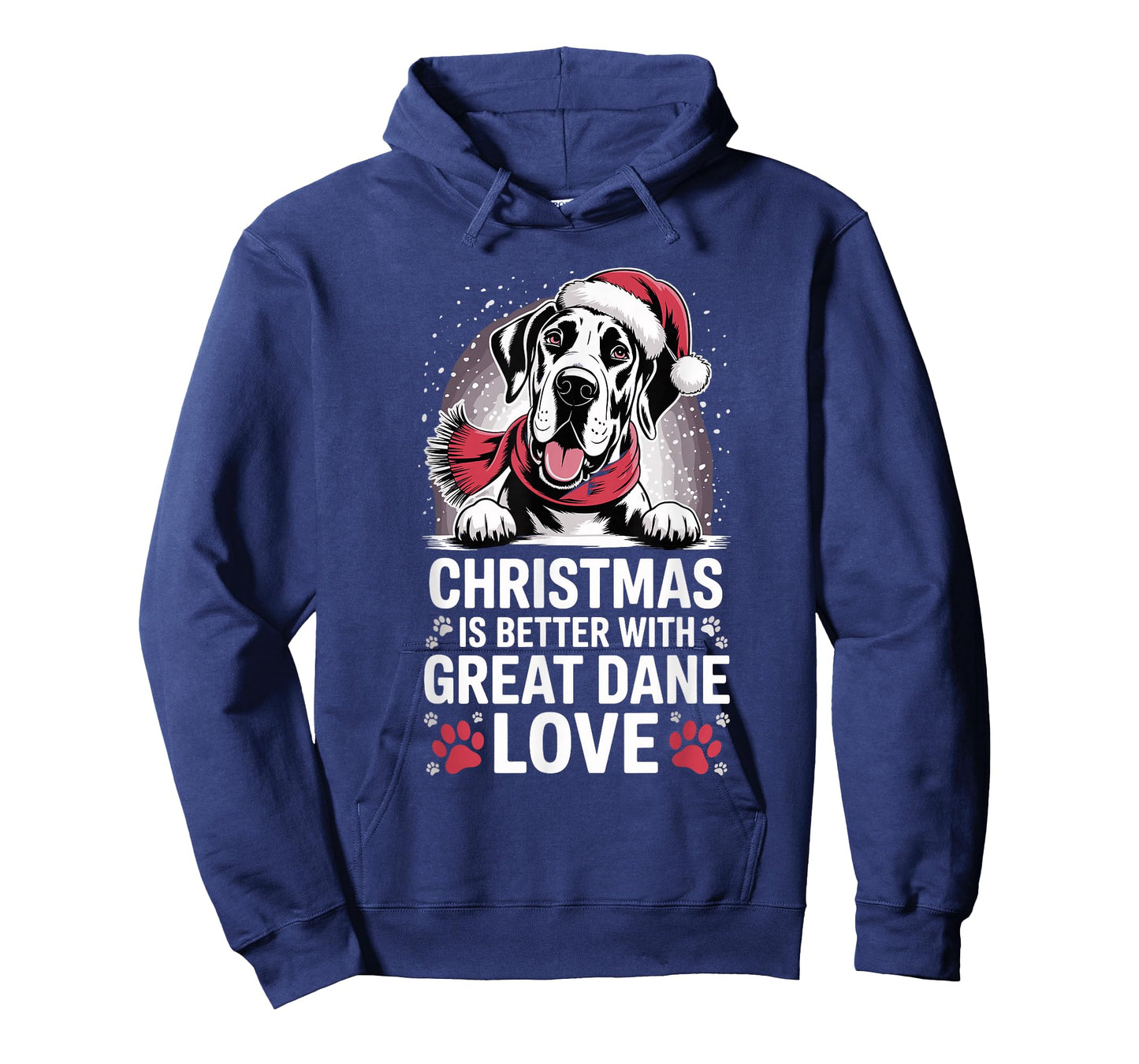 Cute Xmas Puppy Christmas is Better with Great Dane Love T-Shirt