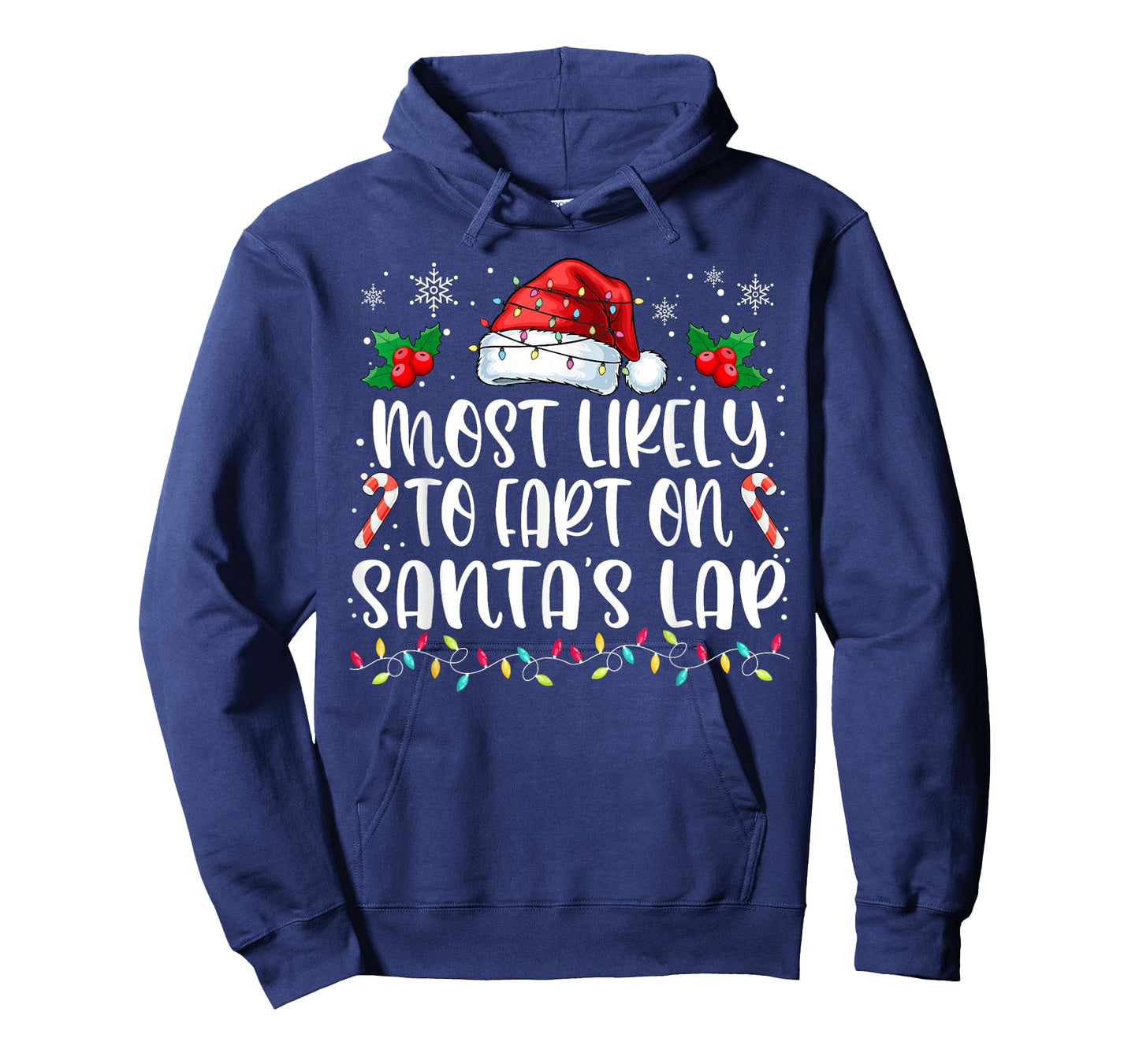 Most Likely to Fart On Santa's Lap Family Matching Christmas T-Shirt