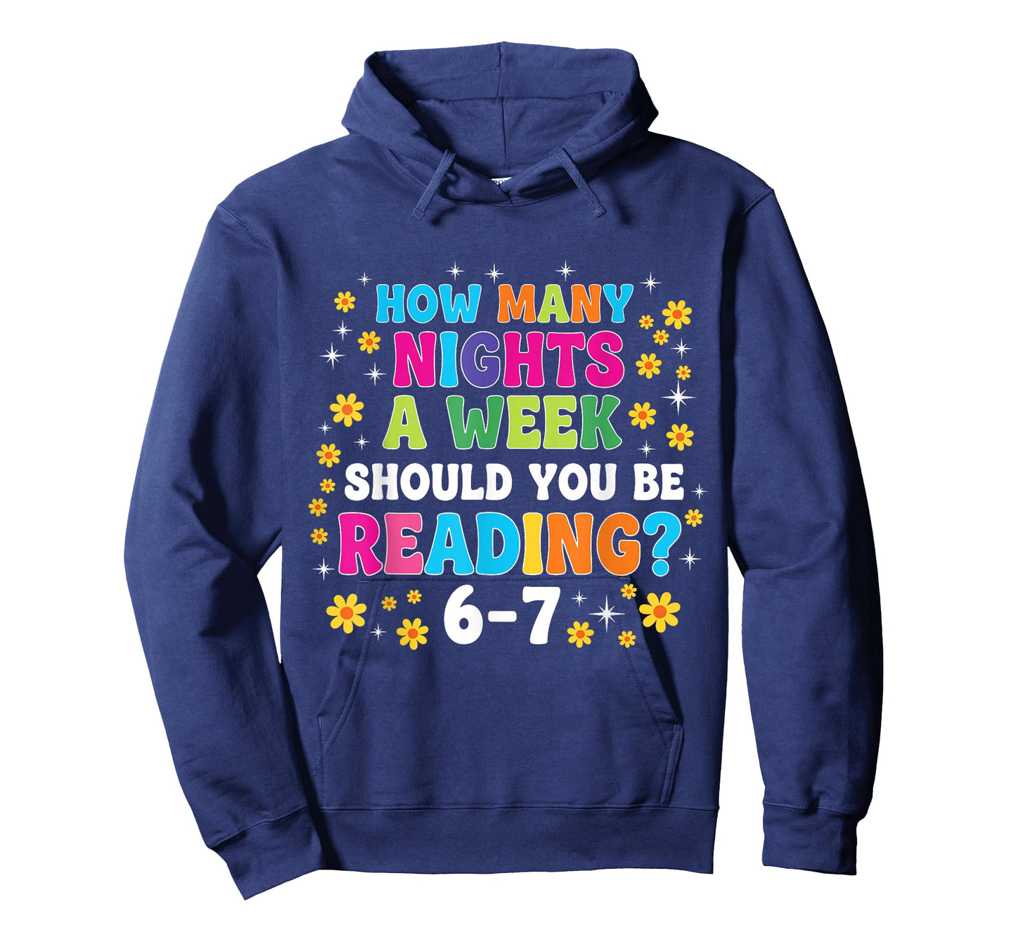 How Many Nights A Week Should You Be Reading 6-7 Book Lovers T-Shirt