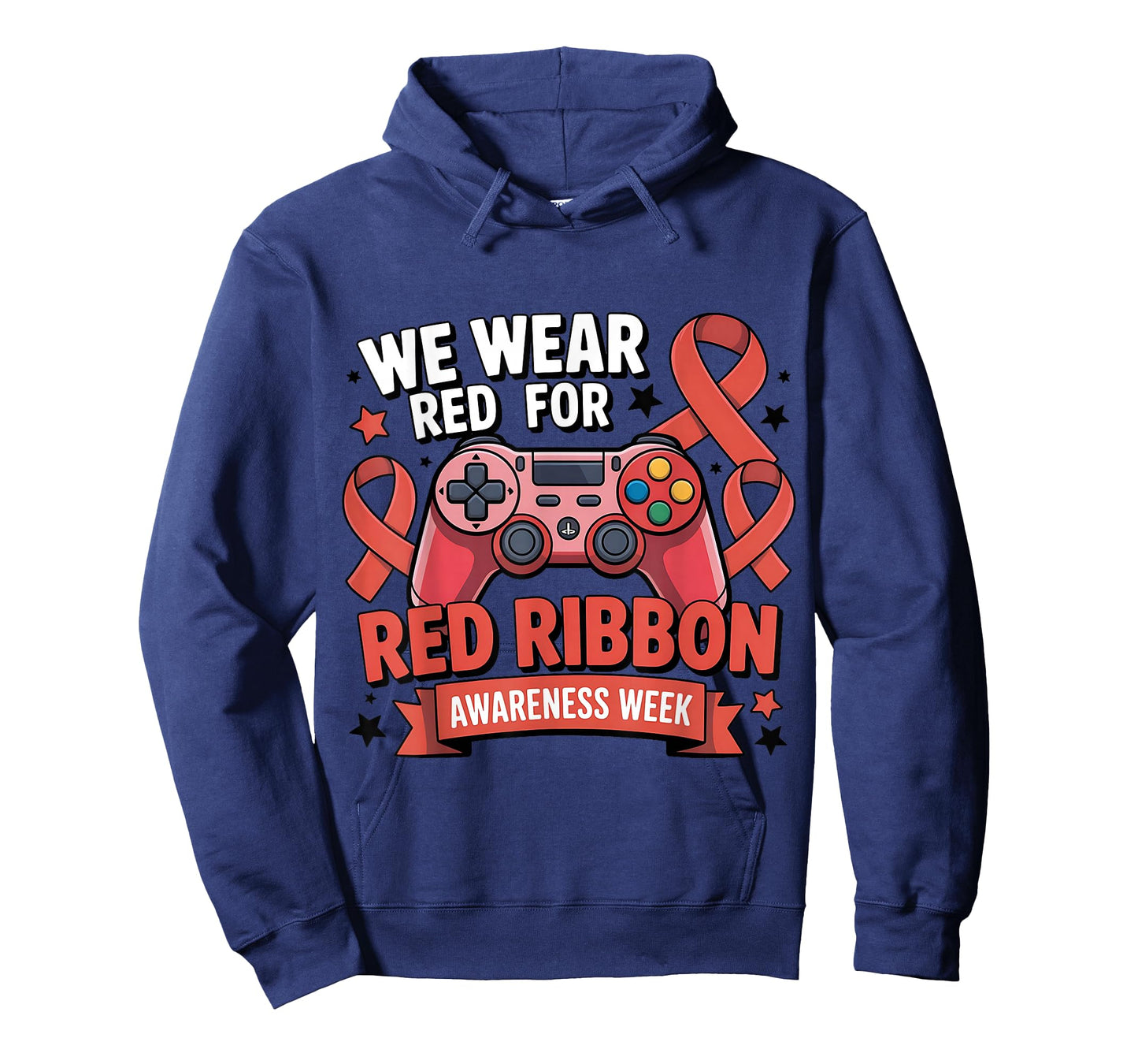 Kids red Ribbon Week Awareness Video Games T-Shirt