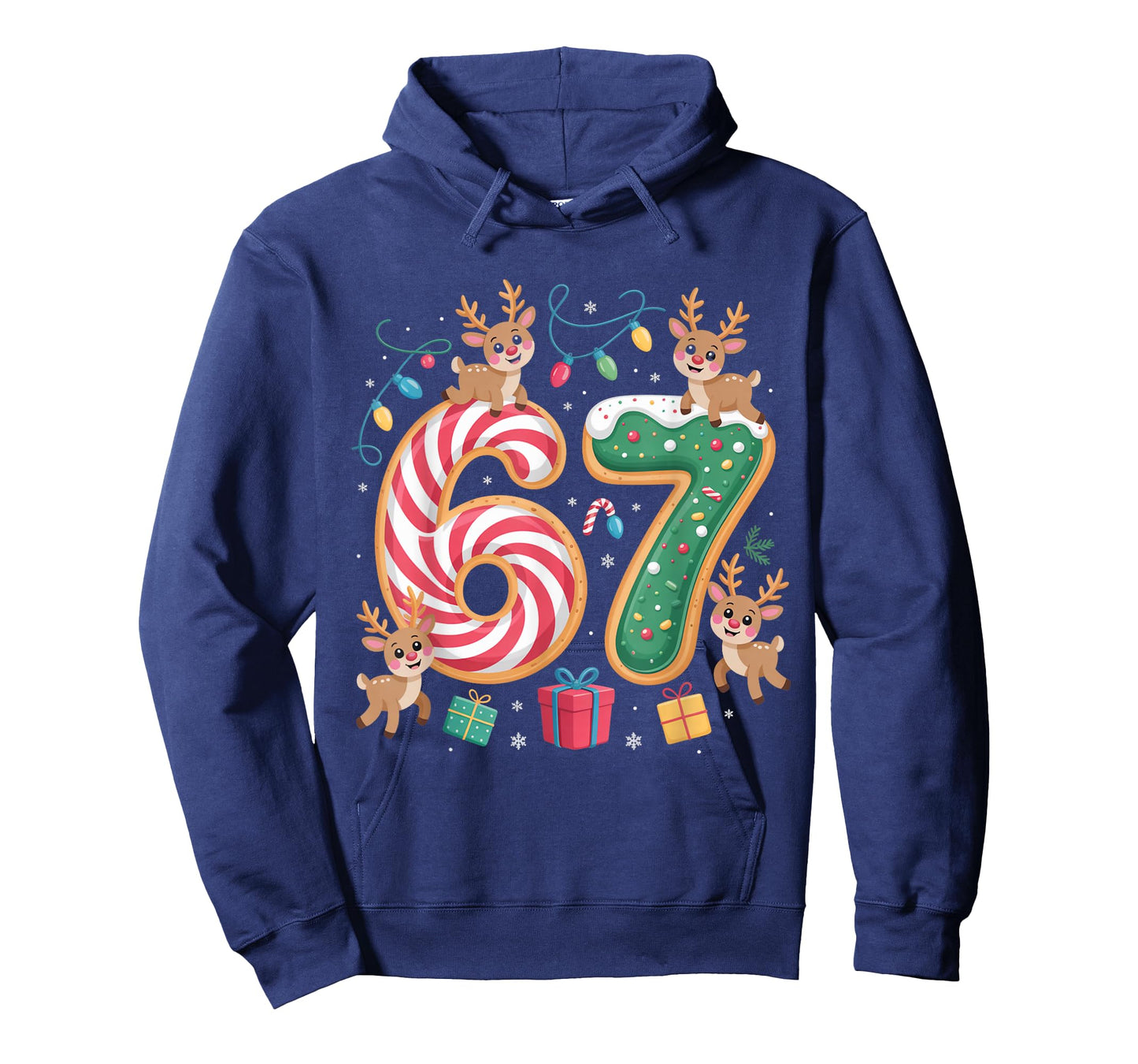 Christmas 67 Funny Xmas Six Seven Ugly Sweater 6-7 T-Shirt