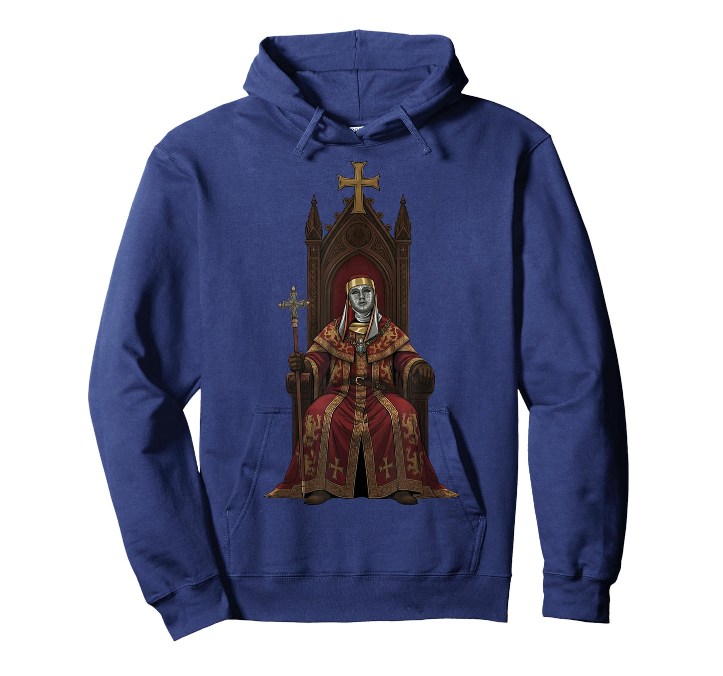 King Baldwin IV Floral Mask Medieval Art Crusader T-Shirt
