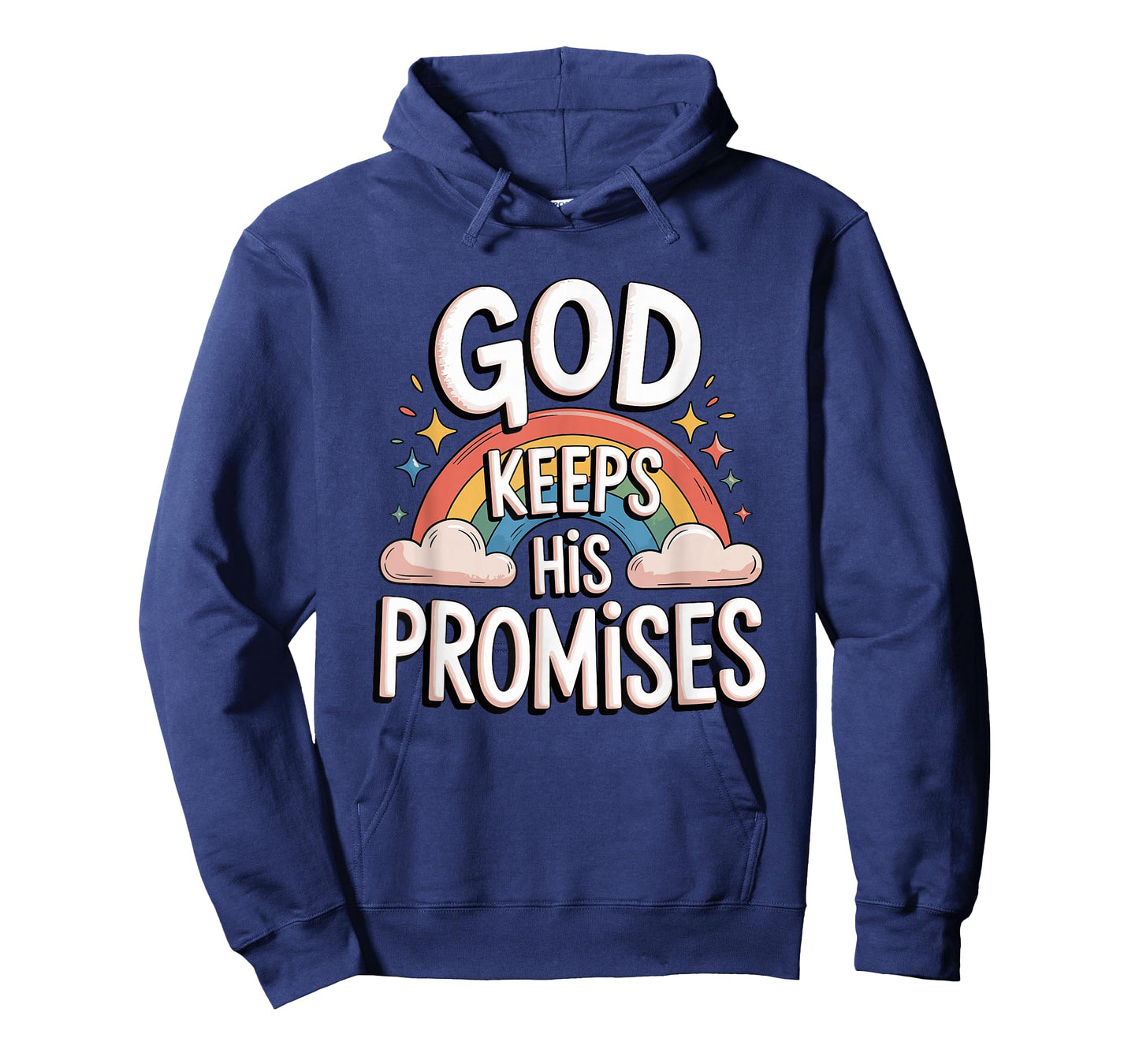 Christian God Keeps His Promises Rainbow Clouds T-Shirt